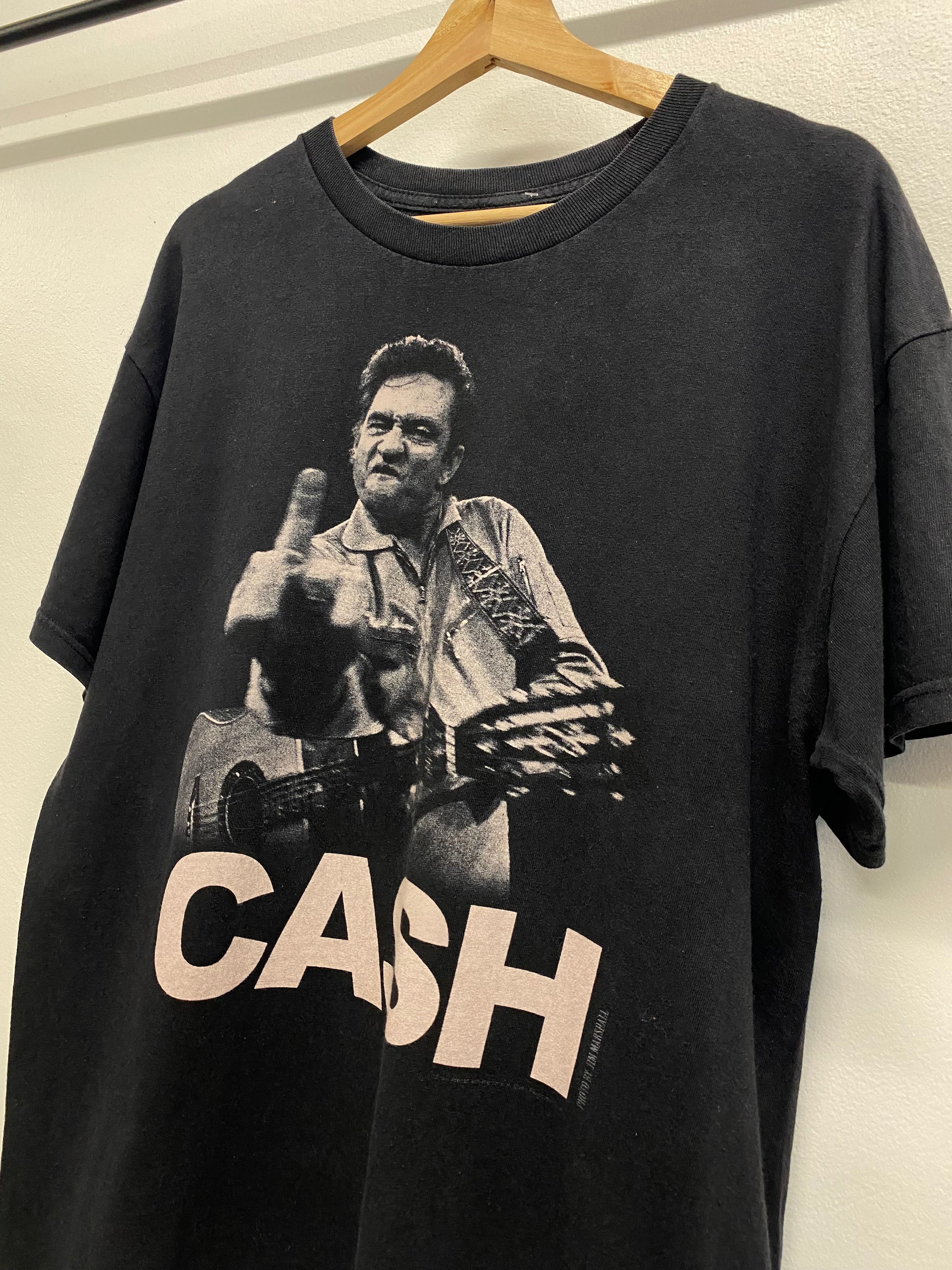 L - Johnny Cash by Jim Marshall Tee