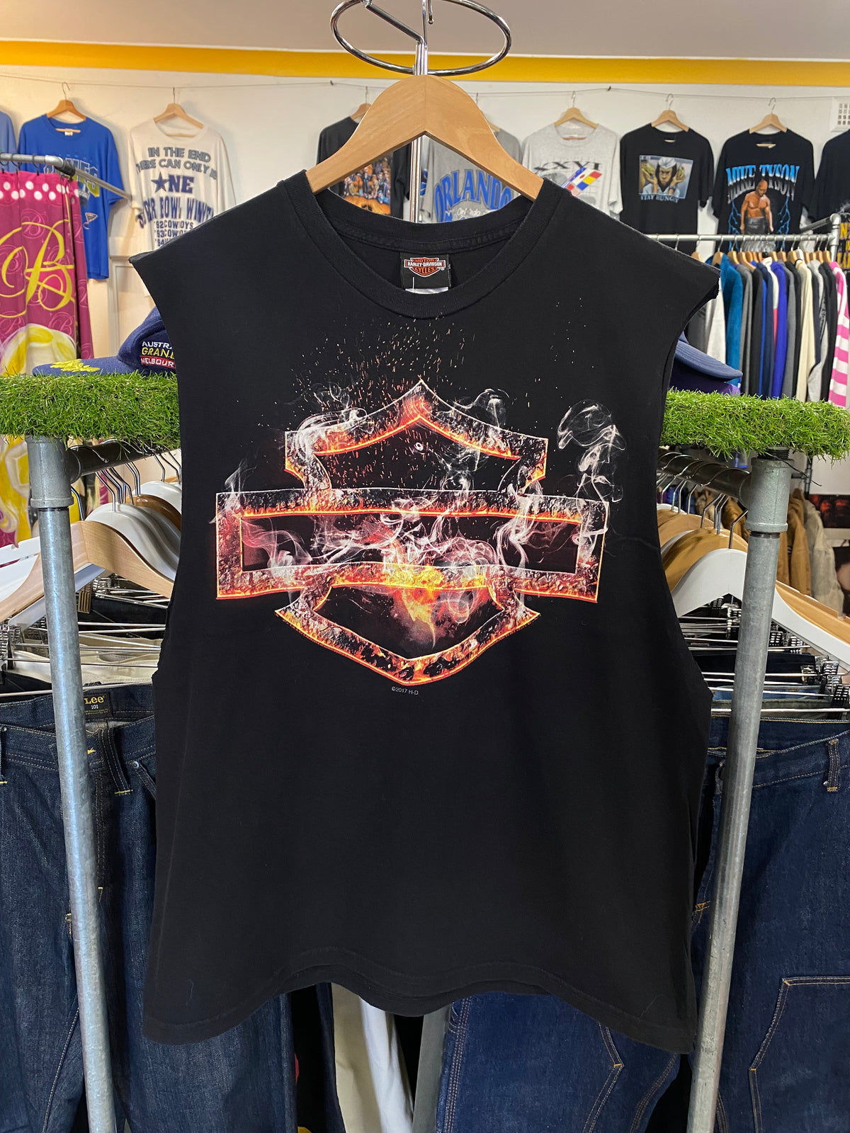 L - HD Baer Sport Centre Sliced Tee