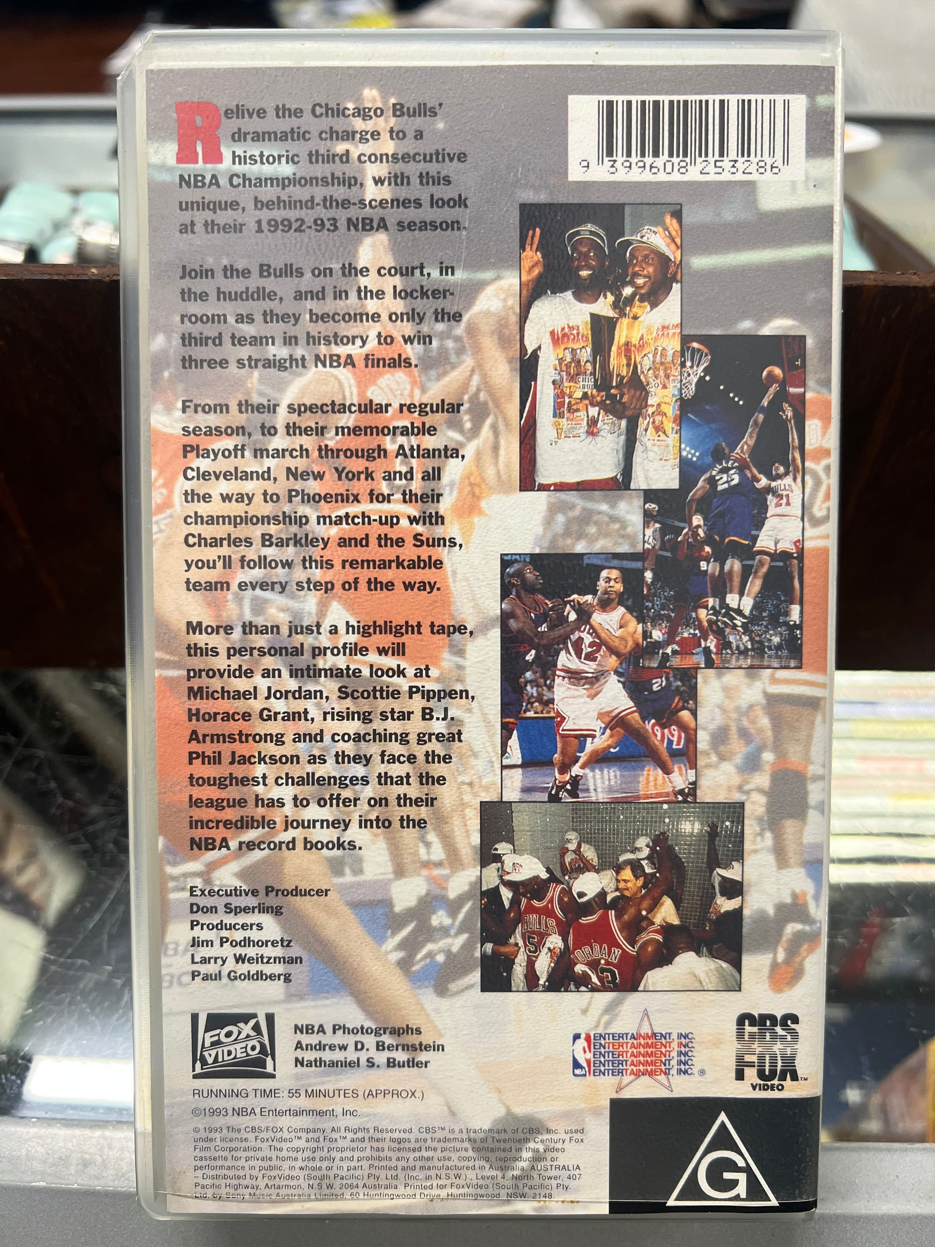 [VHS] Three-Peat 1993 The Official NBA Championship Video