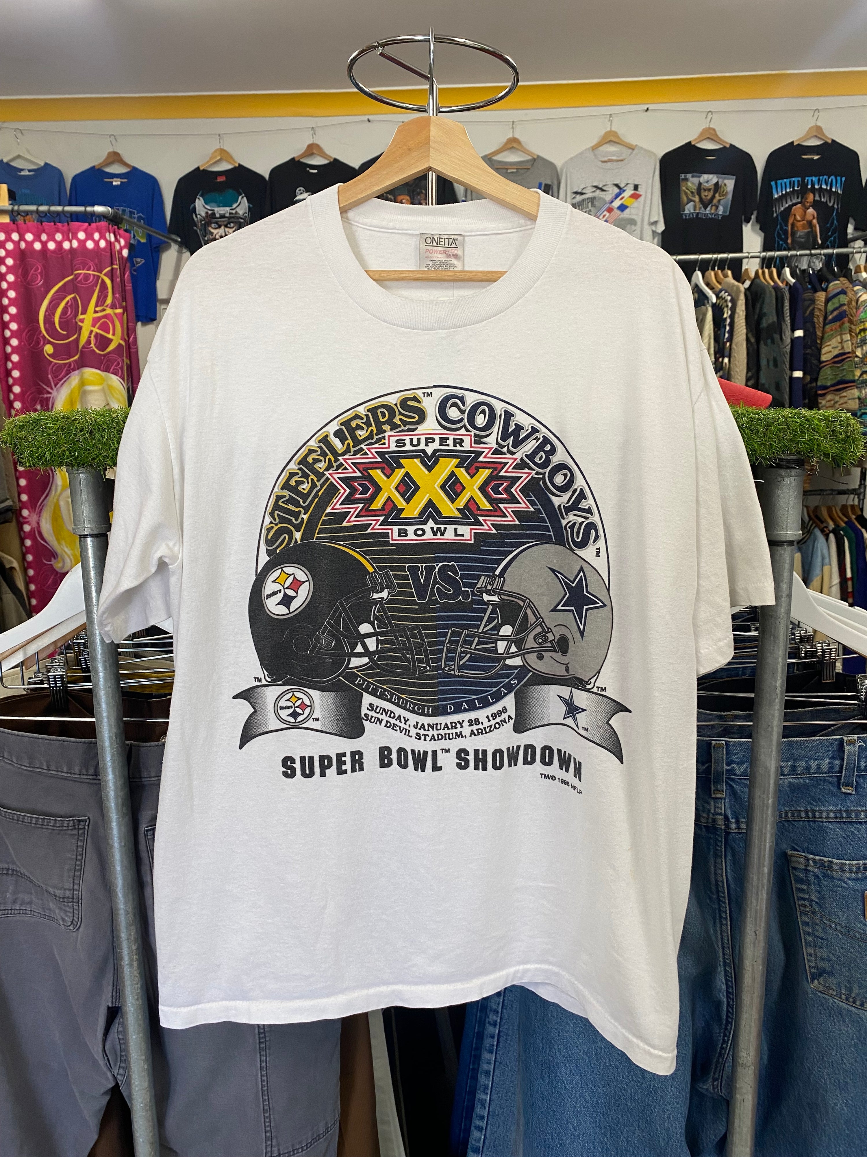 [XL] 1996 Superbowl Steelers Vs Cowboys