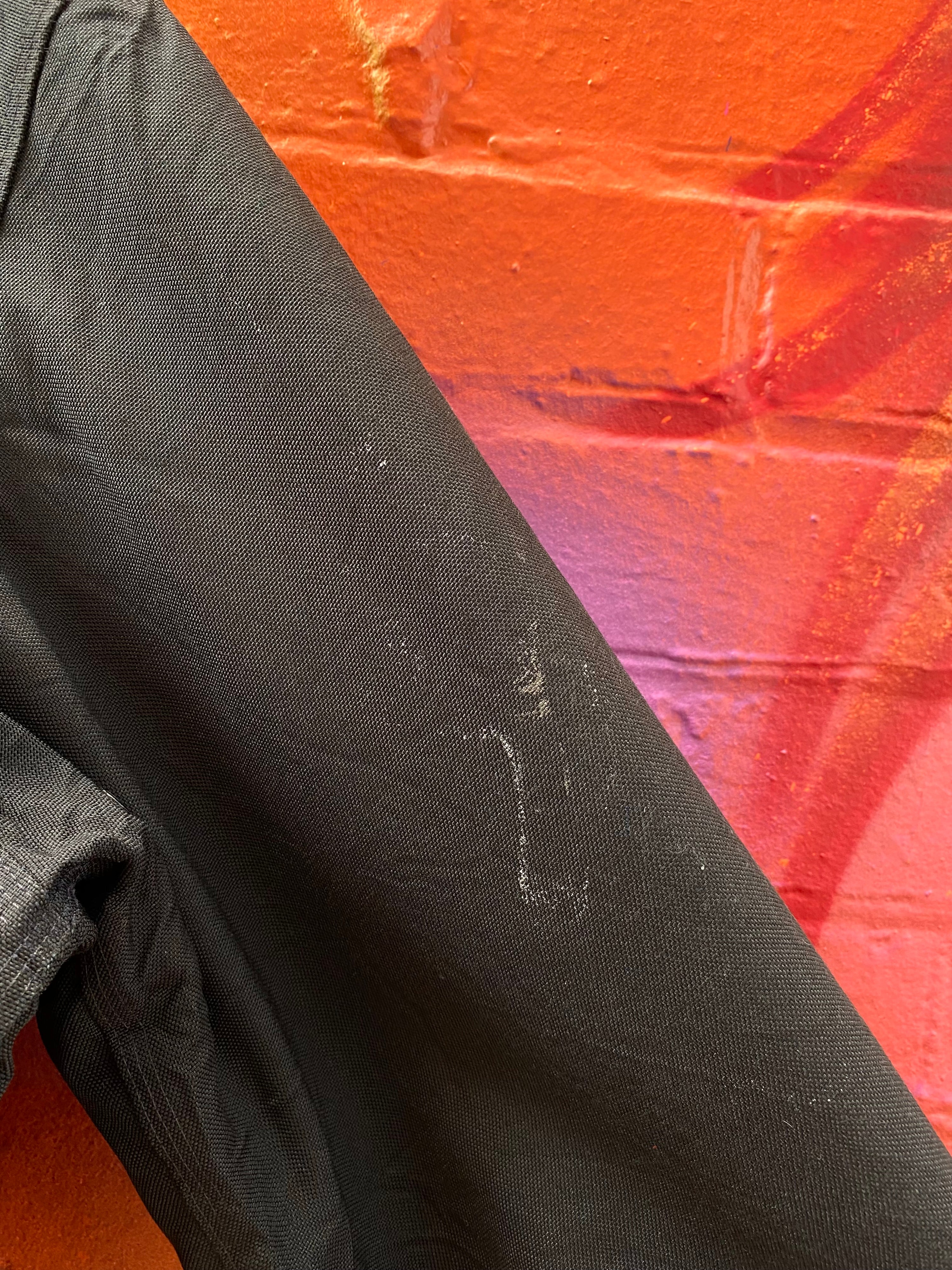 [L] Carhartt Black Active Jacket Embroidered Pocket Logo
