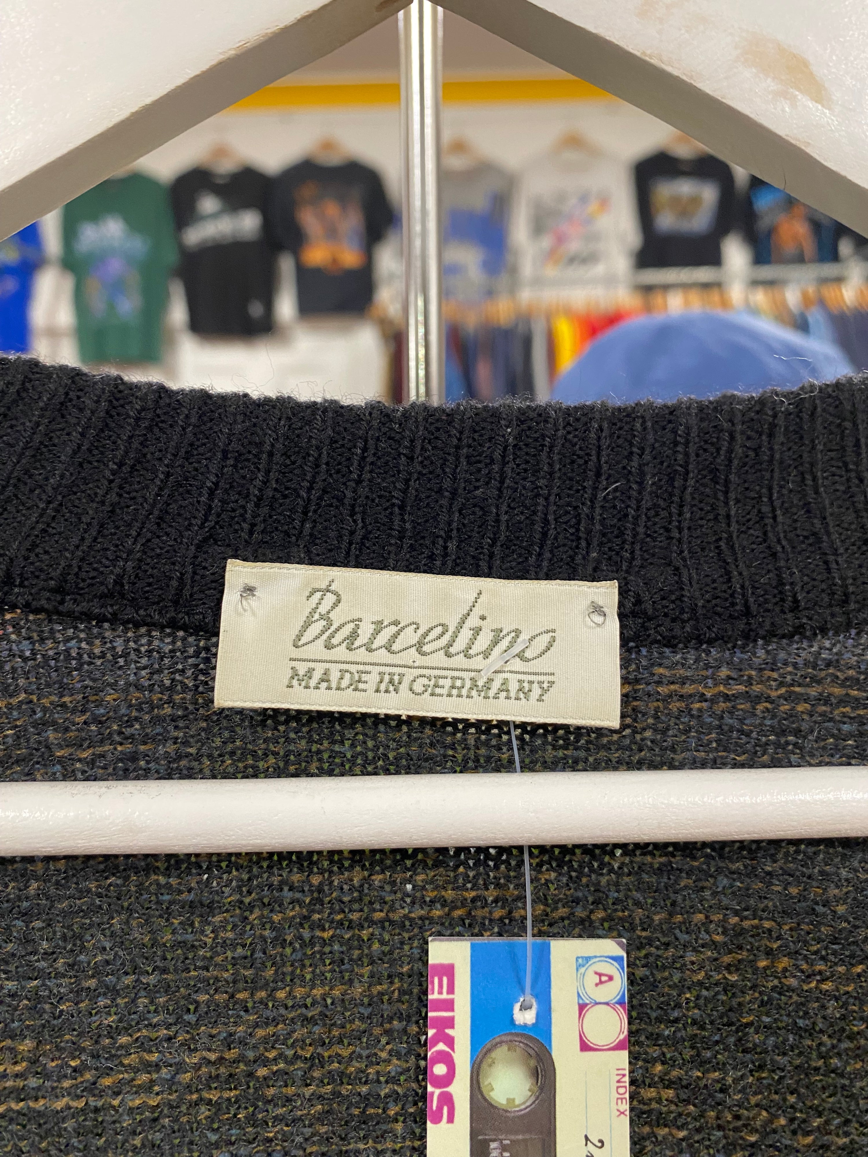 [XL] Barcelino Black/Brown Knit Cardigan