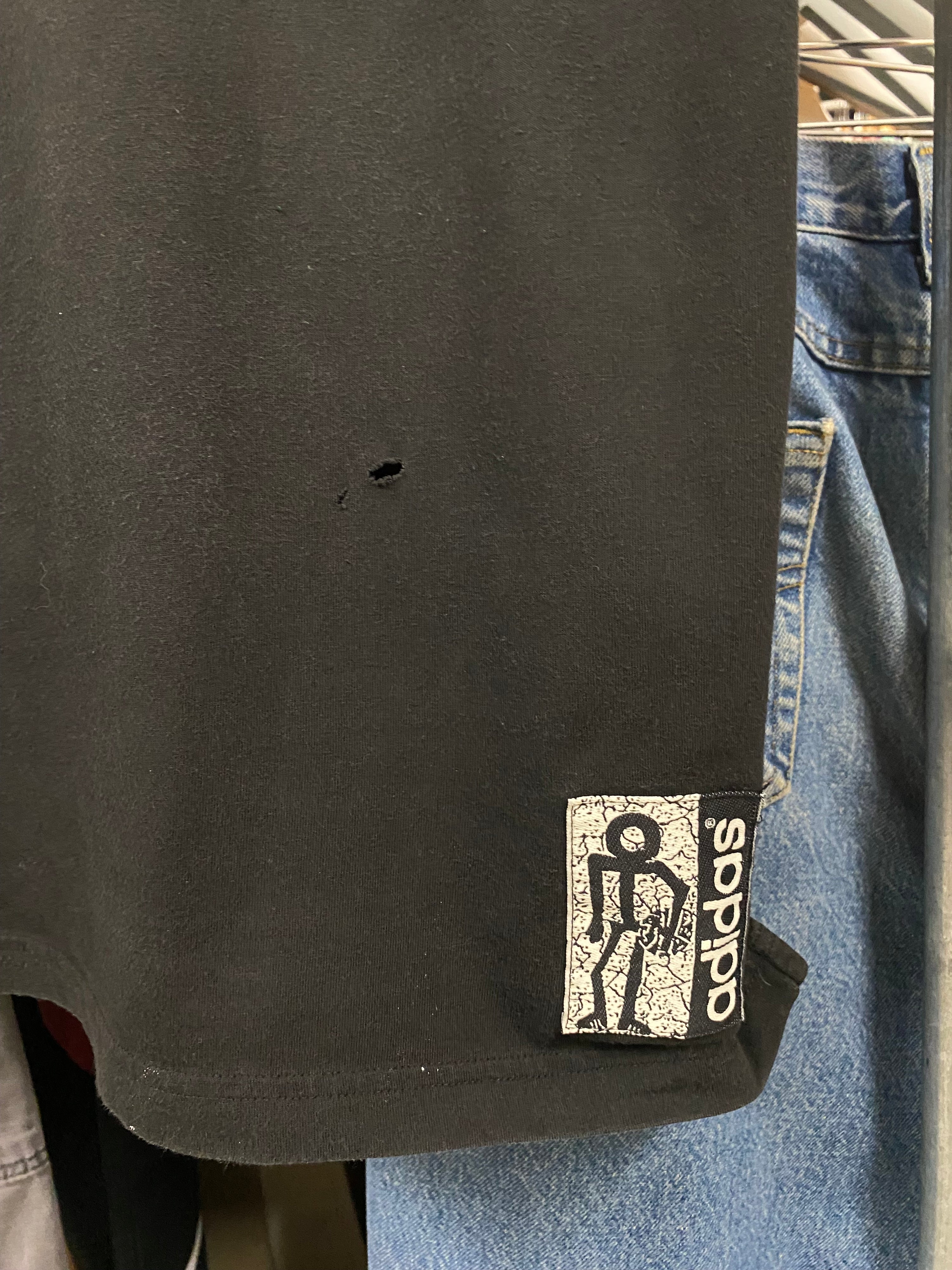 XL - 2000s Adidas Streetball DS Black Tee