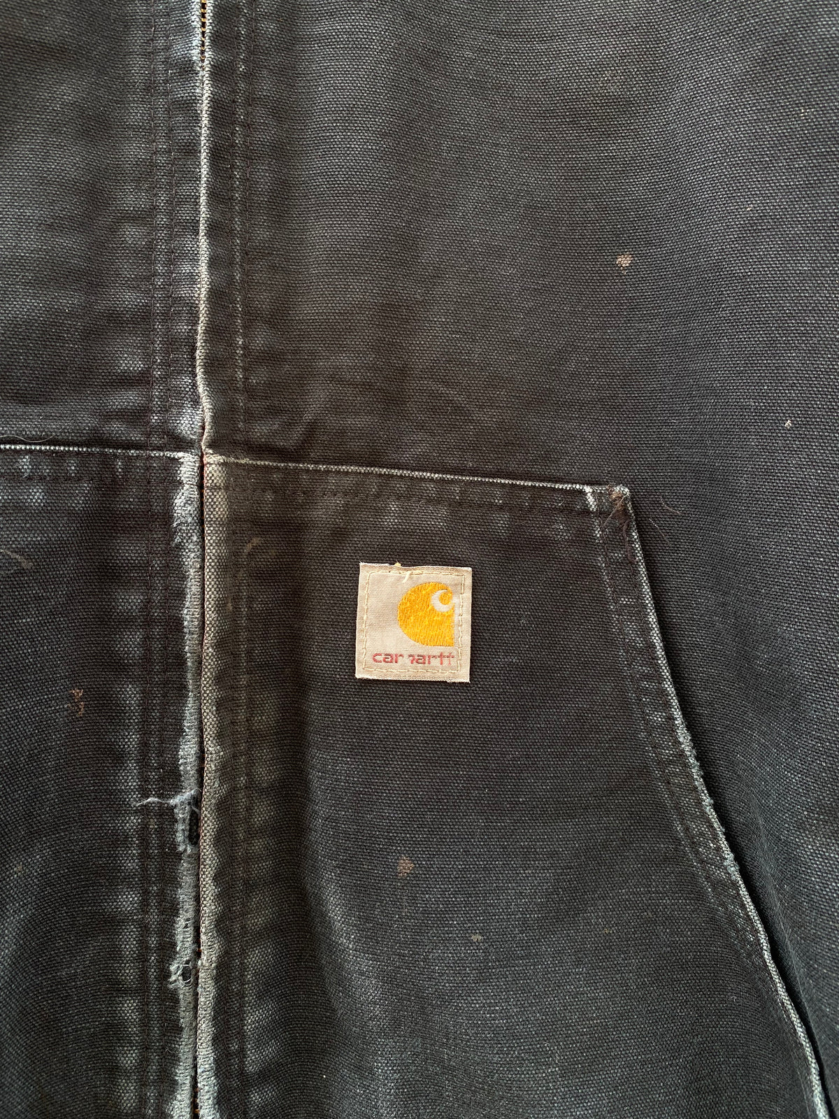 [XL] Carhartt J131 BLK Active Jacket 'Colandrea Construction Corp.'