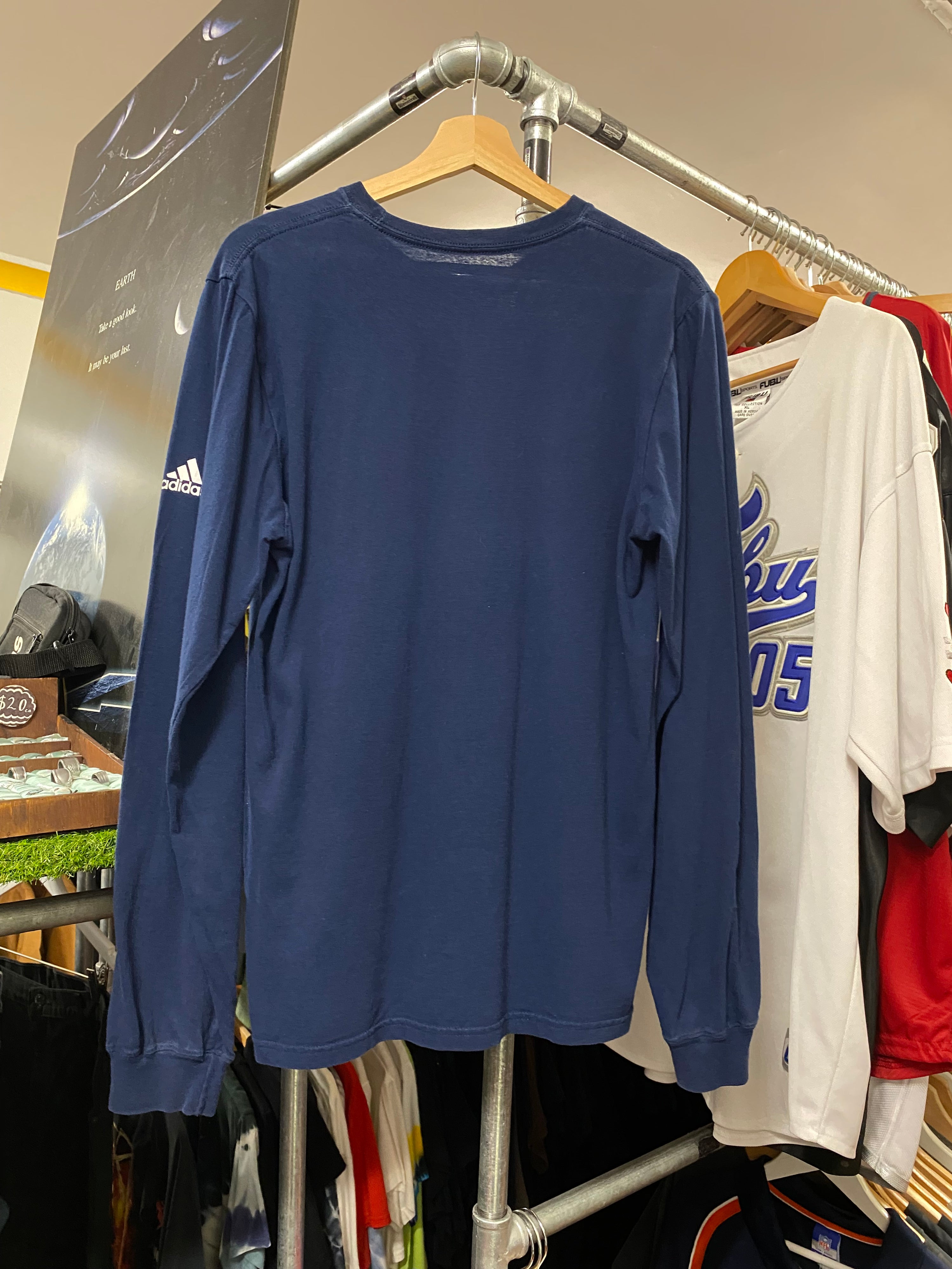M - Adidas Blue Jay Pride DB LS