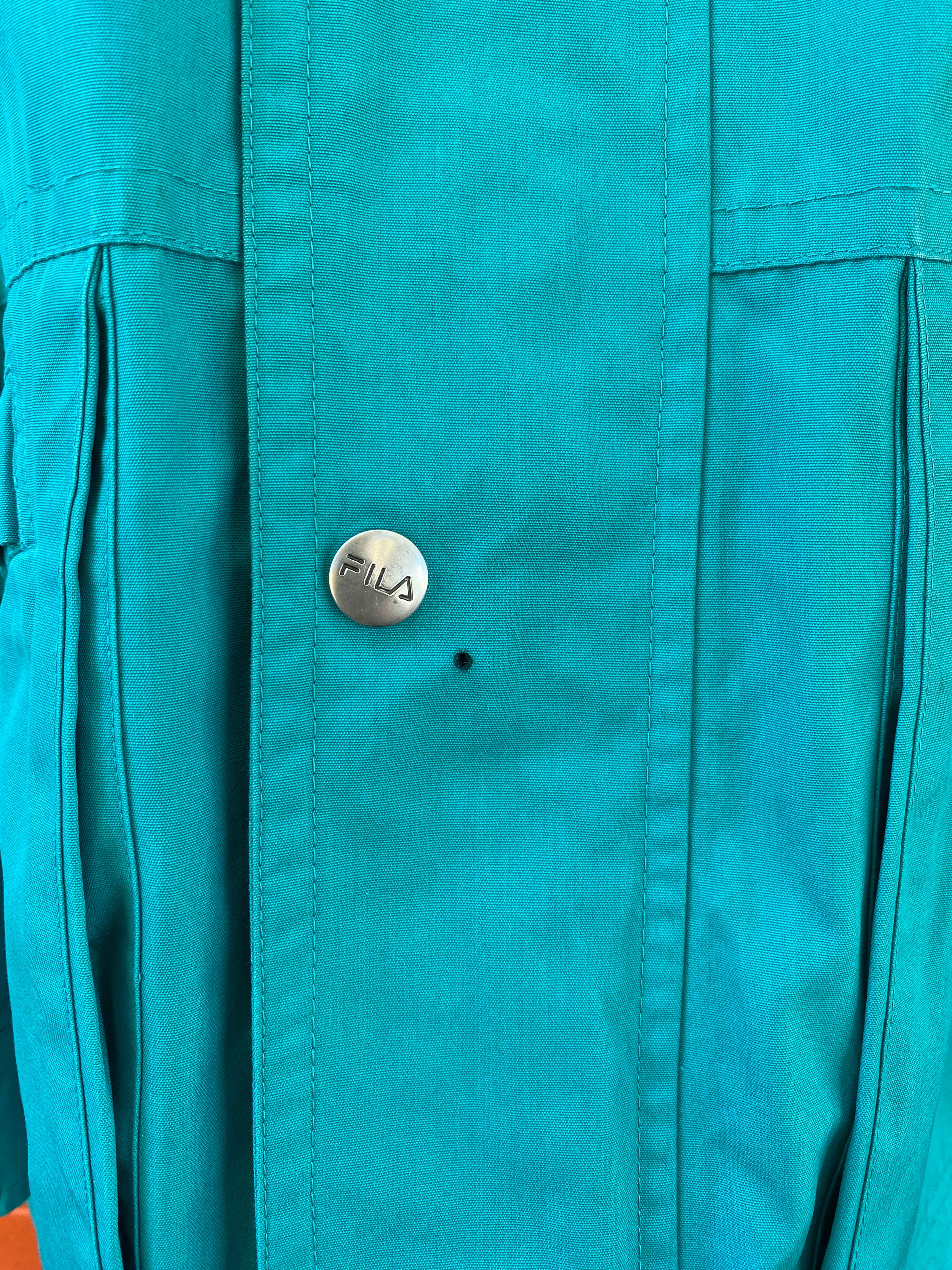 [3XL] Fila Antartika Teal Ski Jacket