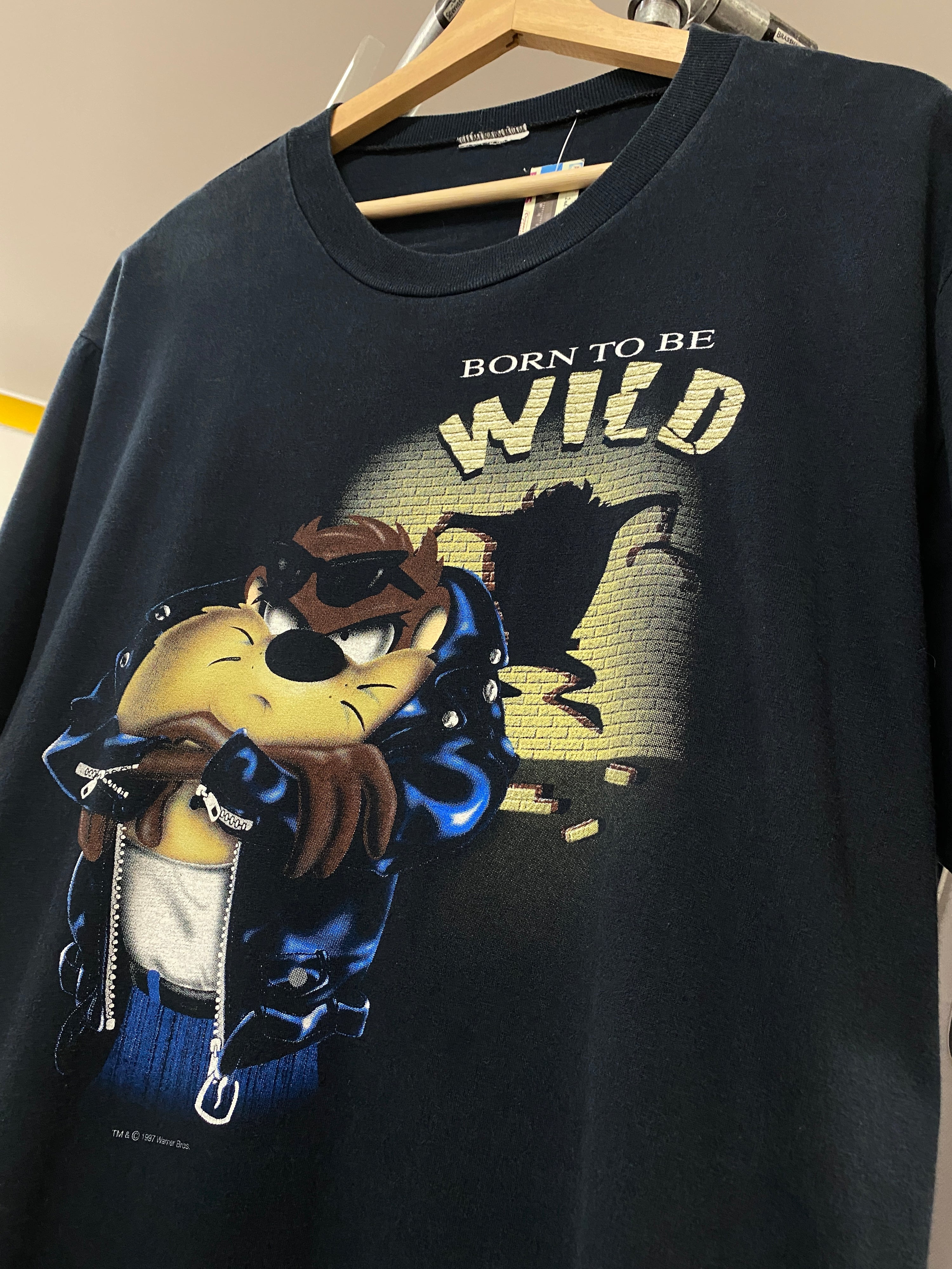 XL - 1997 Taz Devil Born To Be Wild Vintage Tee
