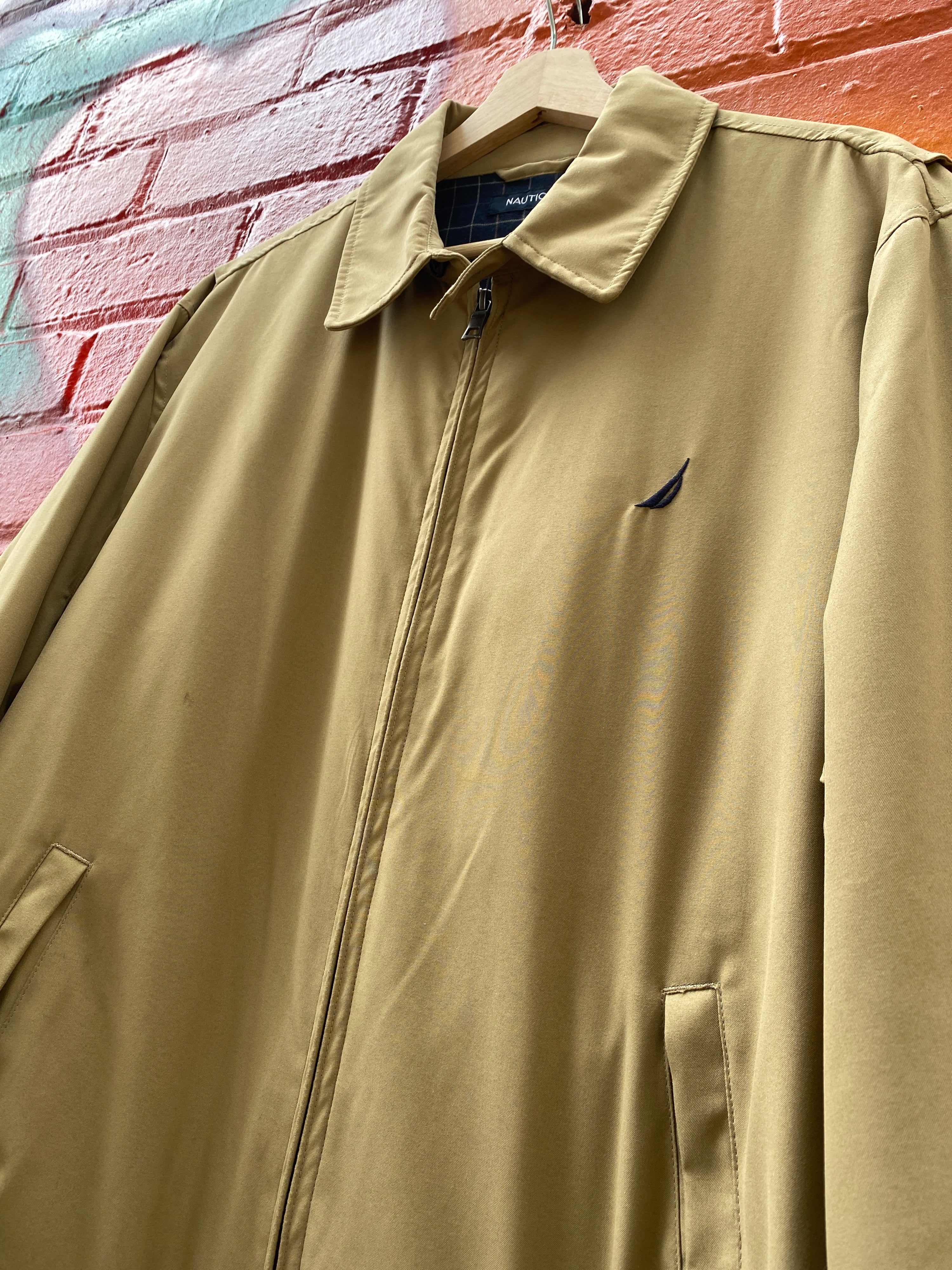 L - Nautica Herrington Tan Jacket