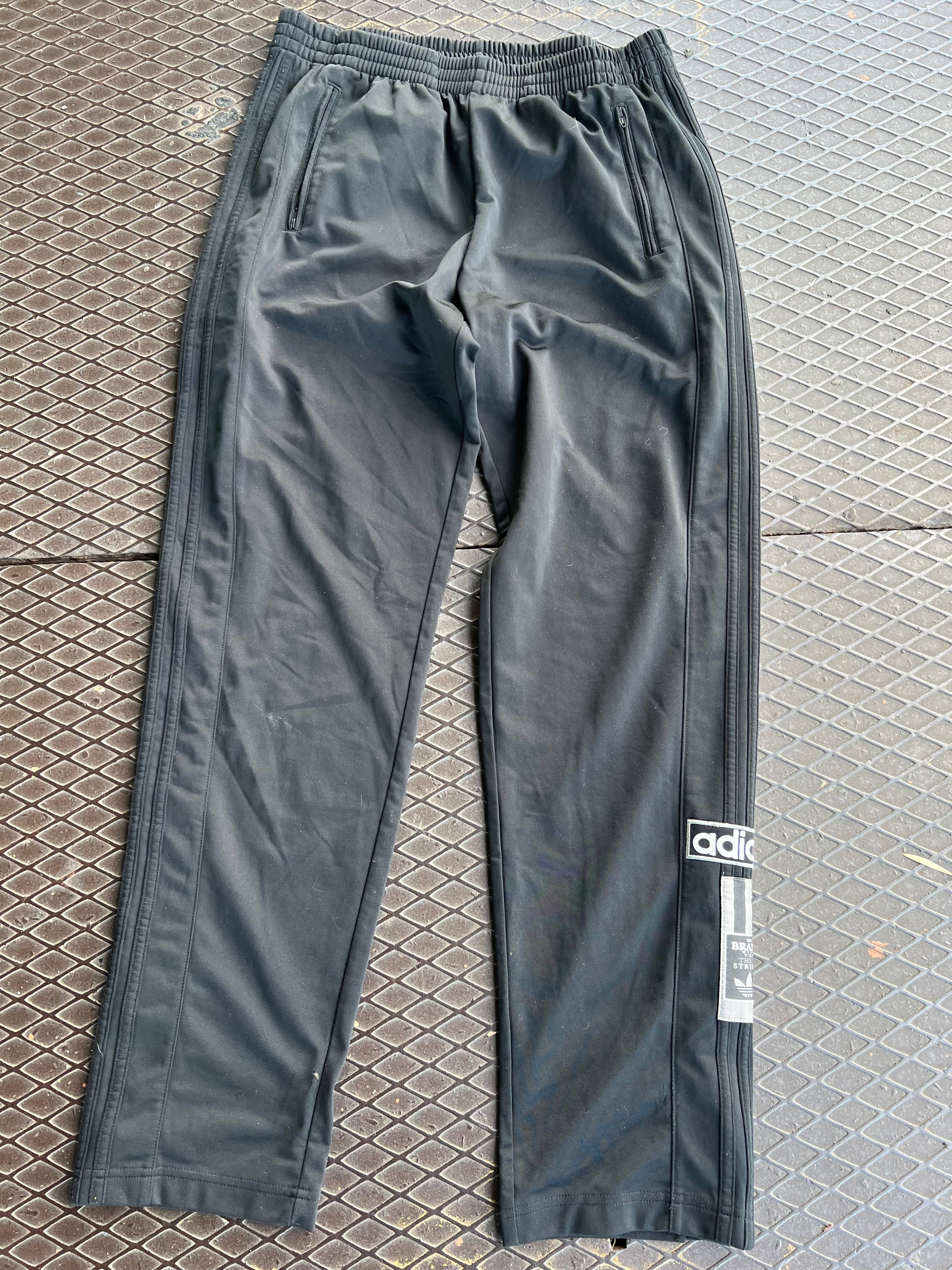 M - Adidas Snap Pants Black