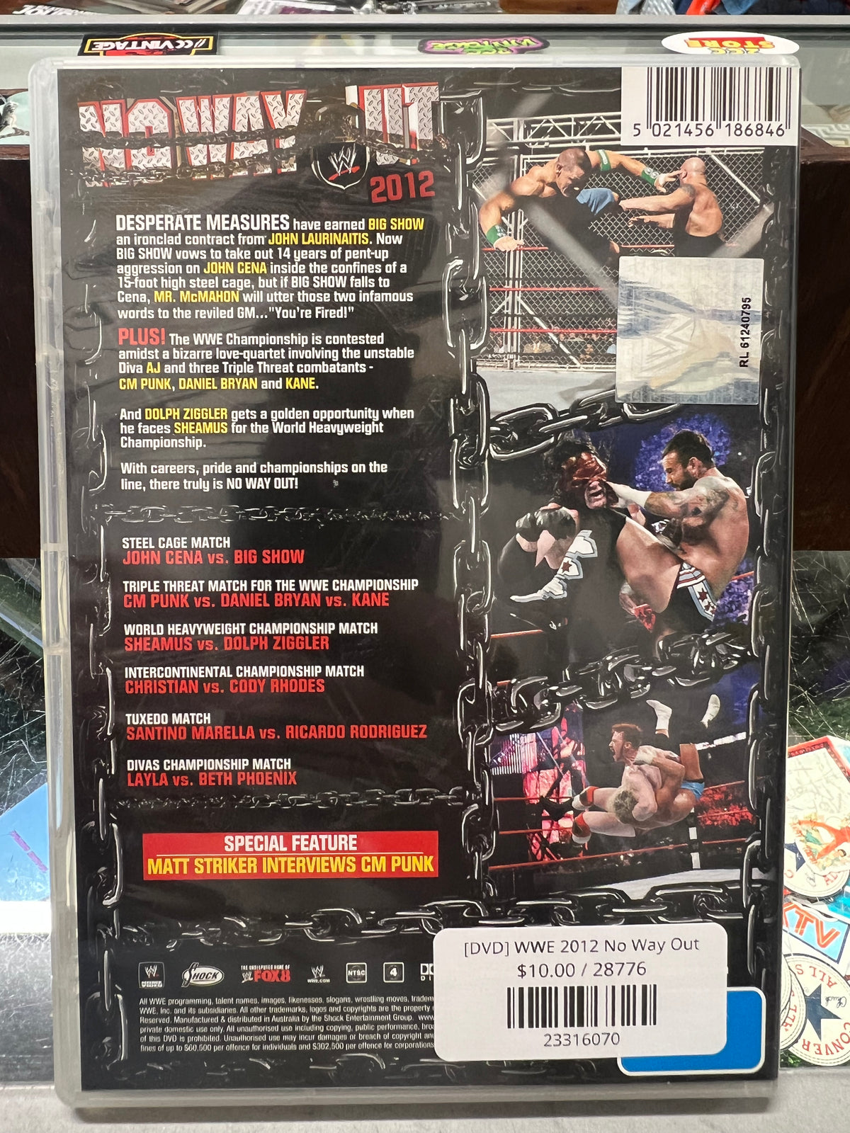 [DVD] WWE 2012 No Way Out