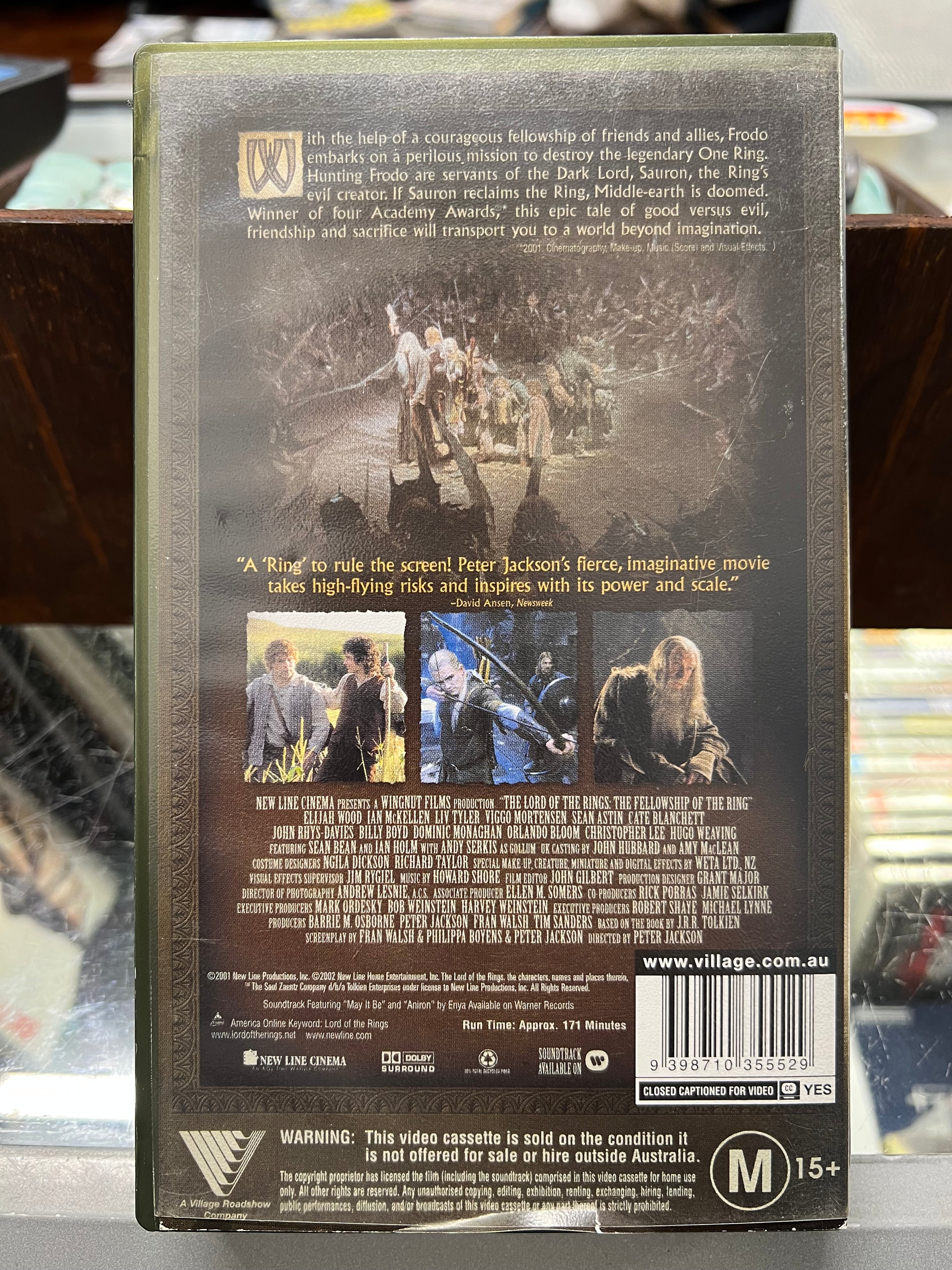 [VHS] The Lord Of The Rings, The Fellowship Of The Ring C2