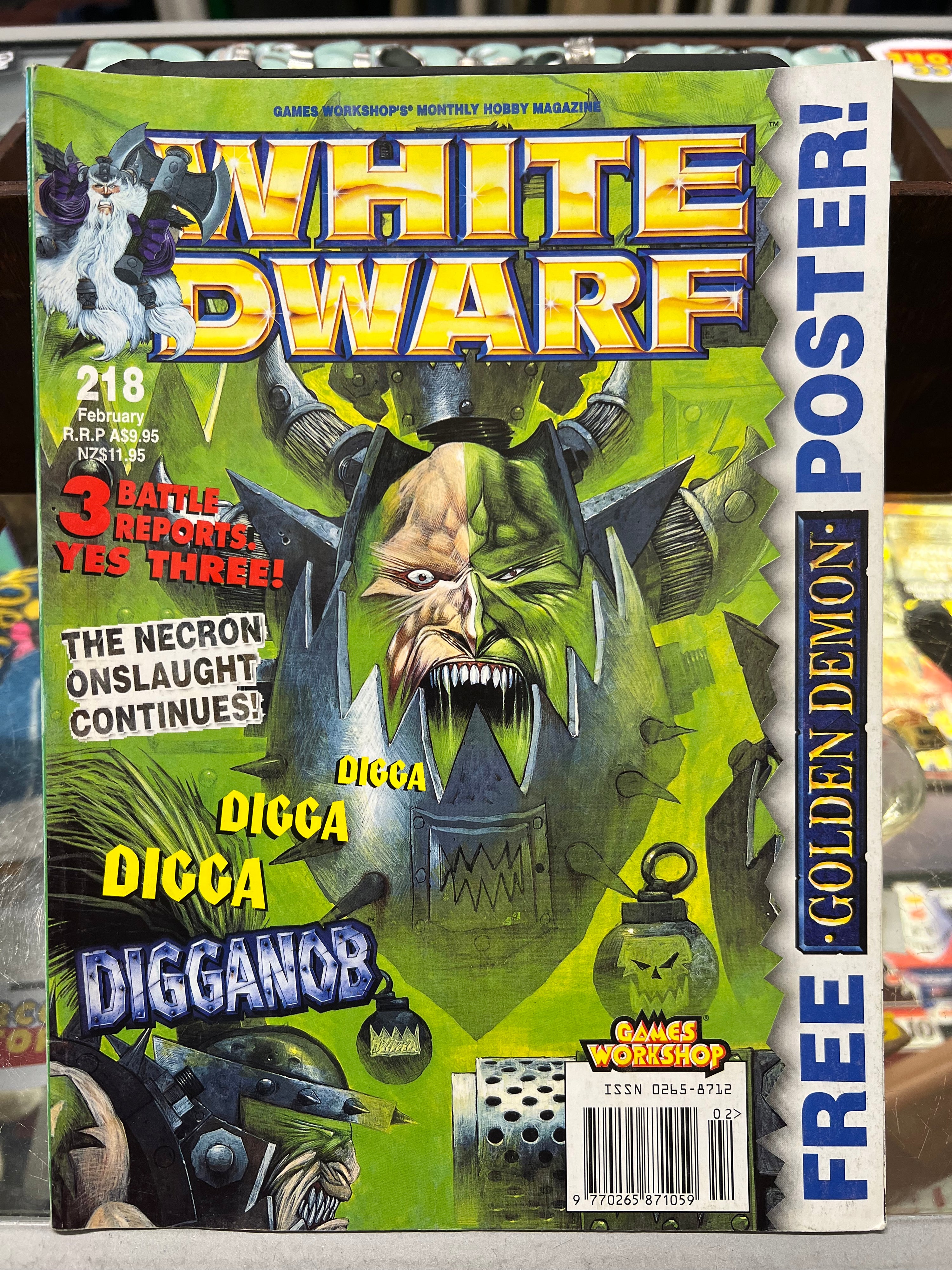 VINTAGE WHITE DWARF WARHAMMER MAGAZINES