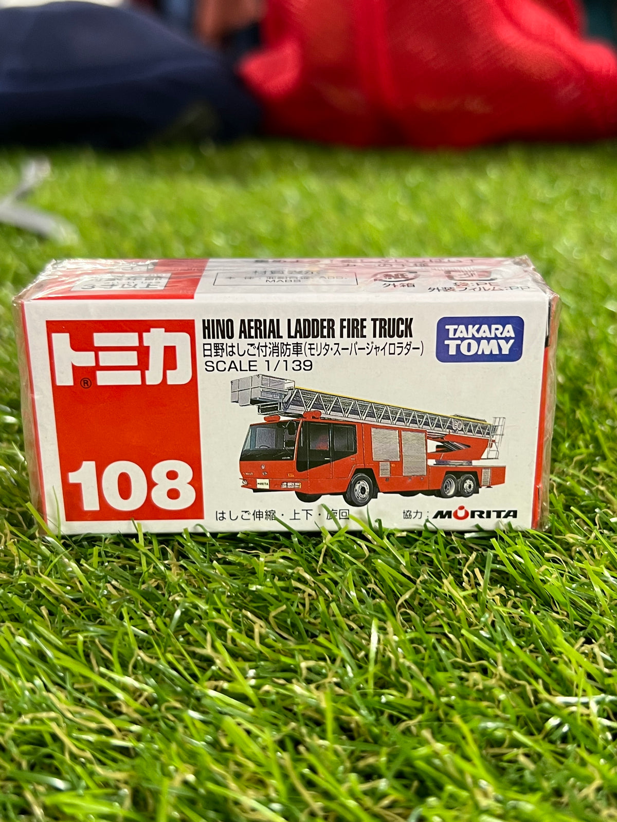 Takara Tomy 108 Hino Aerial Ladder Fire Truck
