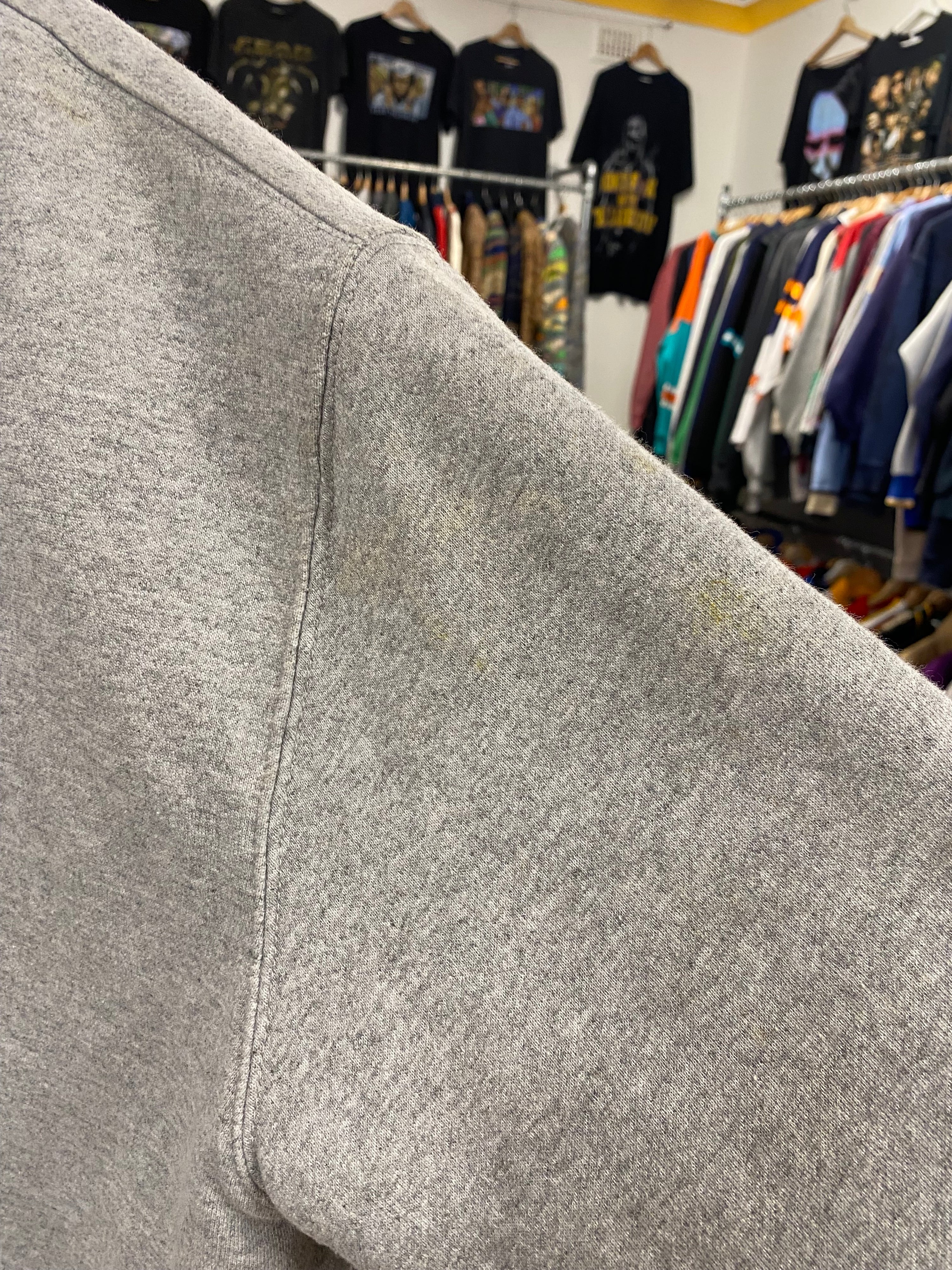 [2XL] Dickies Grey Quilt-Lined Zip Hoodie