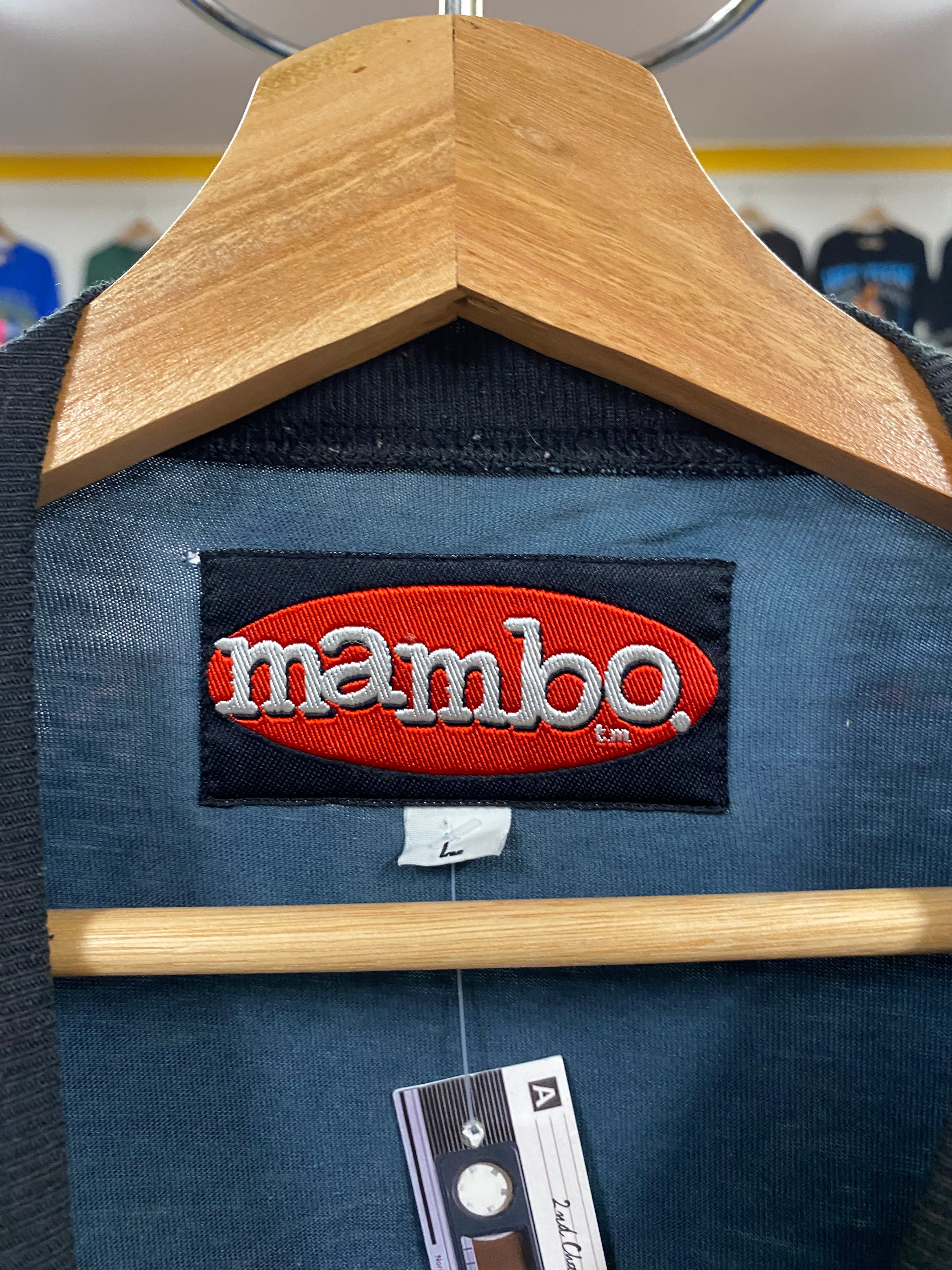 [L] 1992 Mambo Flowerpot Long Sleeve Double Sided Distressed Tshirt