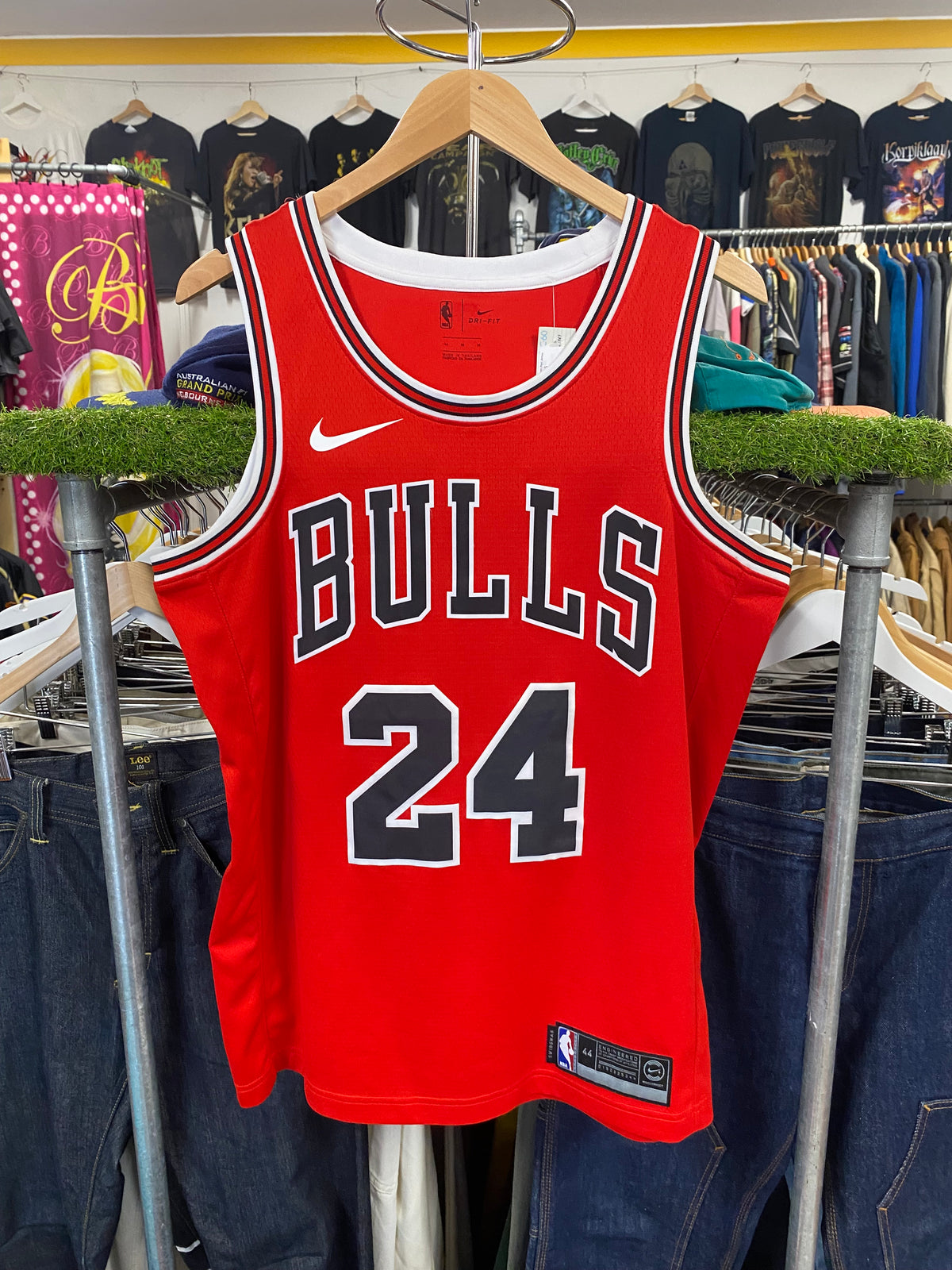 [M] Chicago Bulls #24 Markkanen Red Jersey
