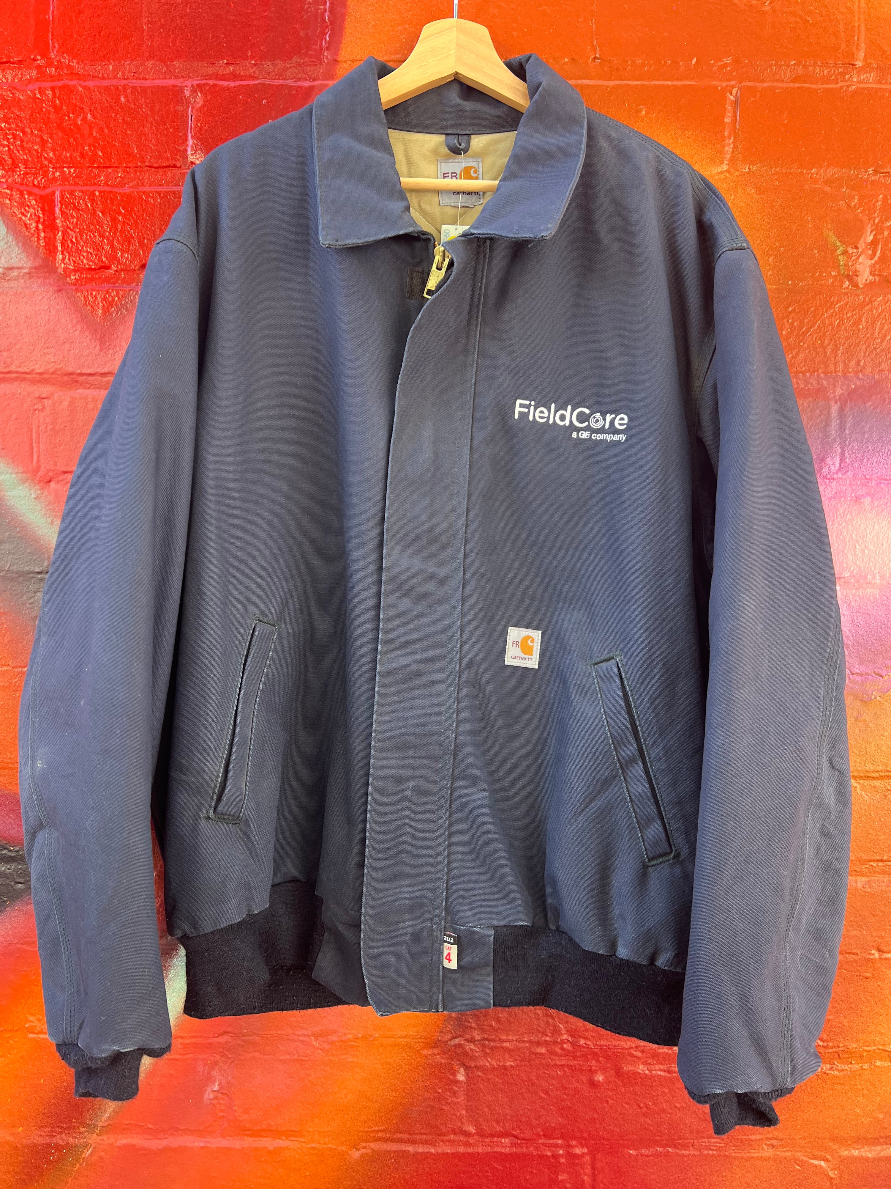 [XL] Carhartt Dark Blue FR Detroit Jacket 'Field Core'