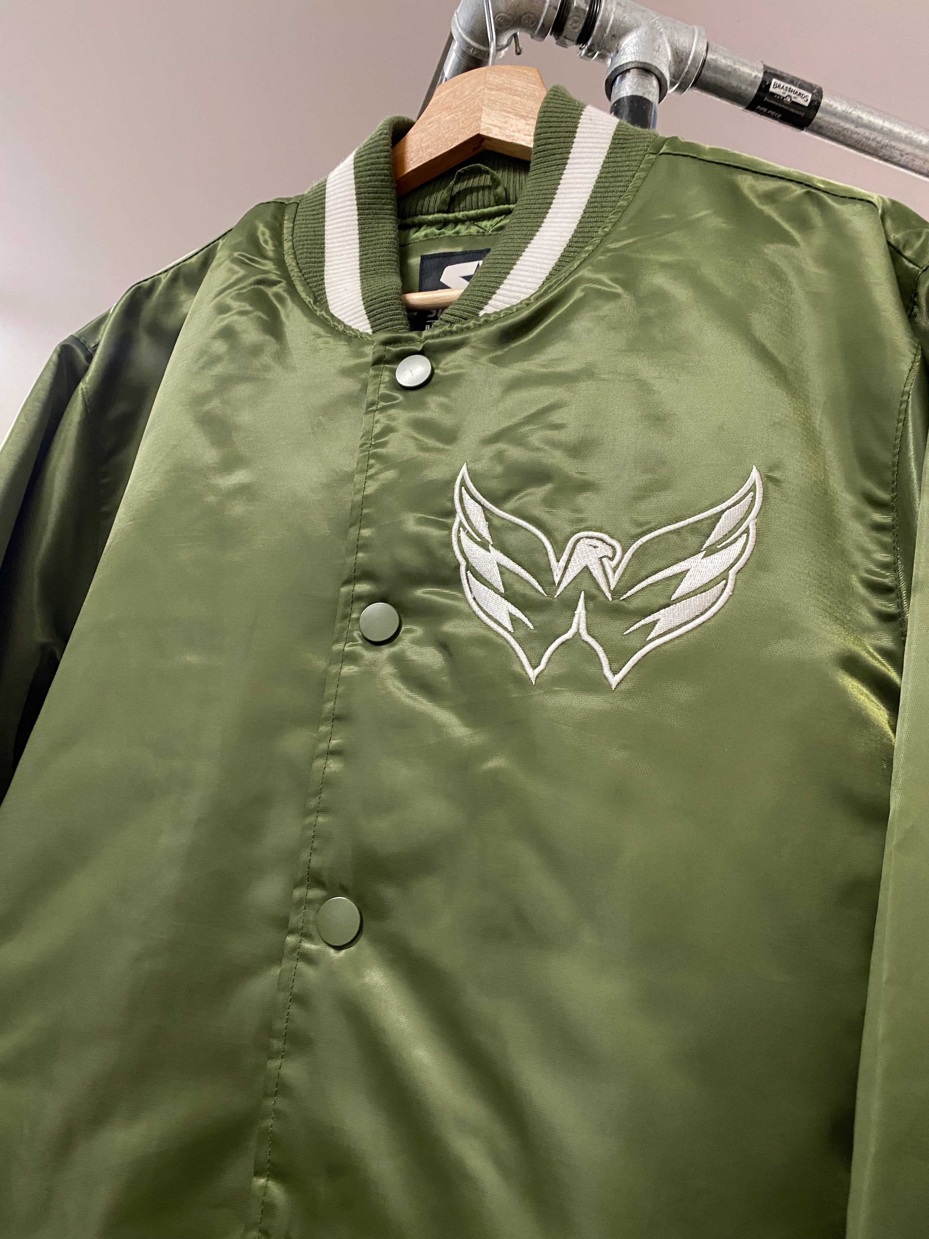 [M] Washington Capitals Green Starter Jacket