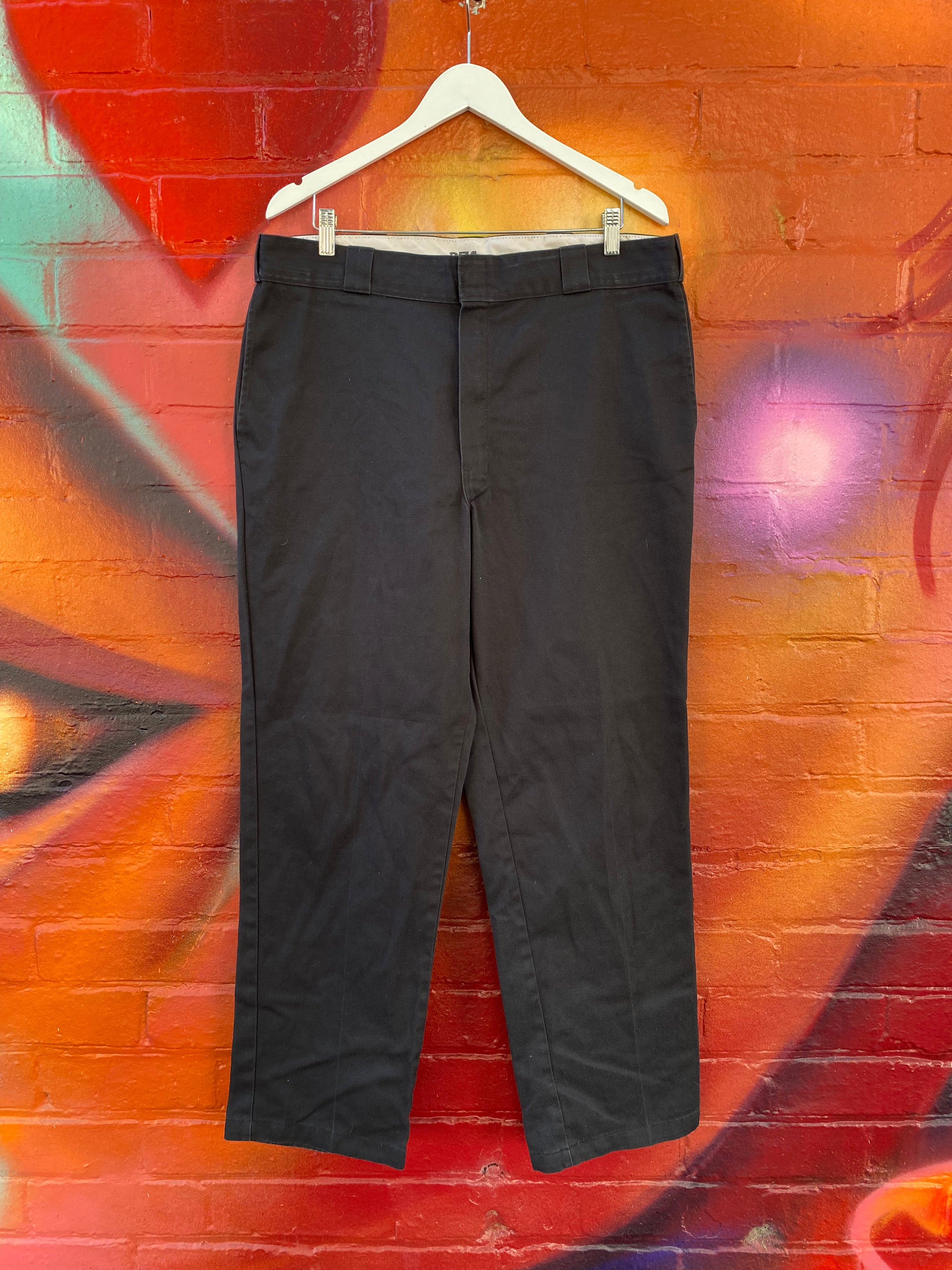 [38] Dickies Black 874 Work Pants D102