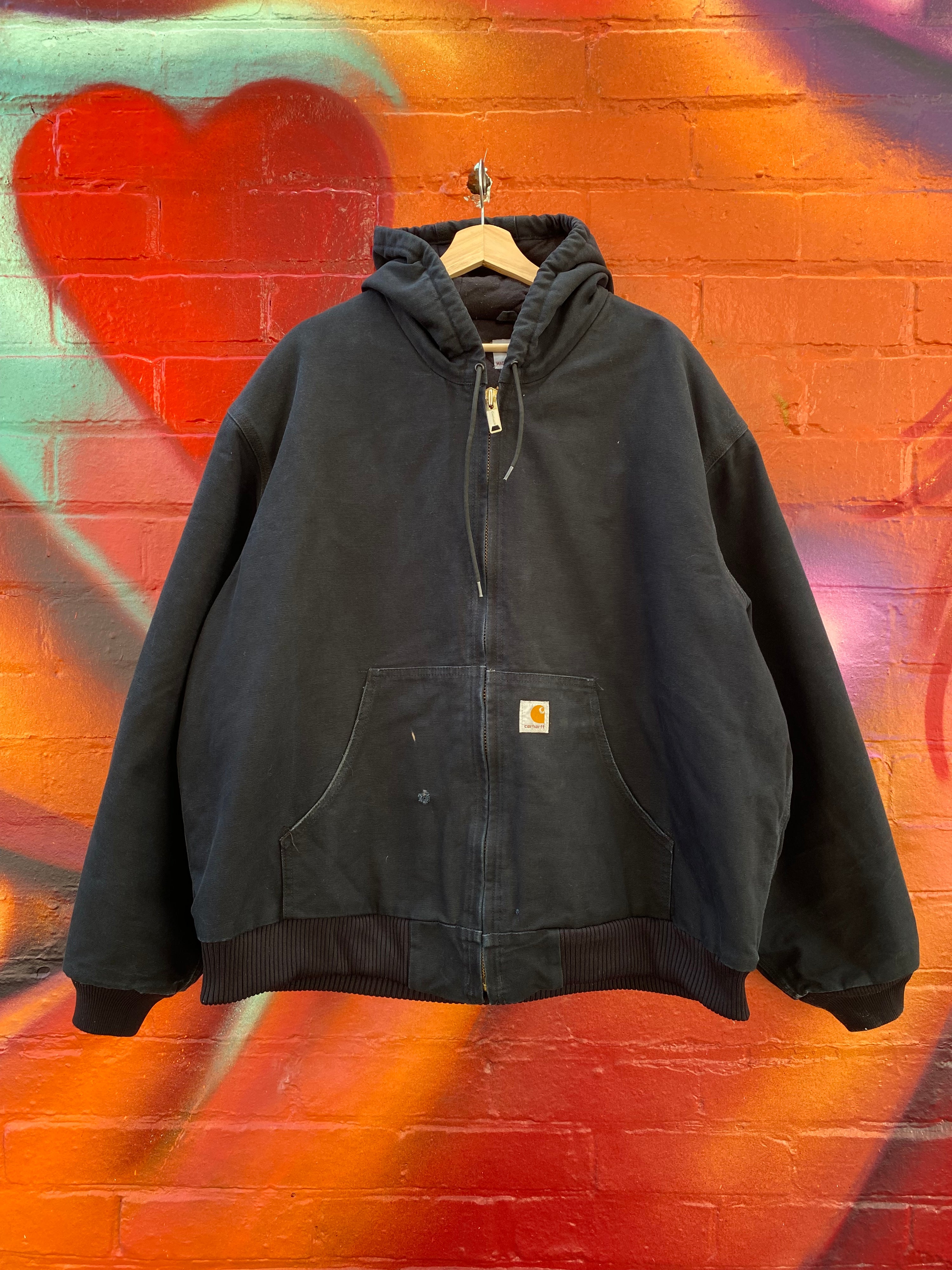 [2XL] Vintage Carhartt J140 Black Active Jacket