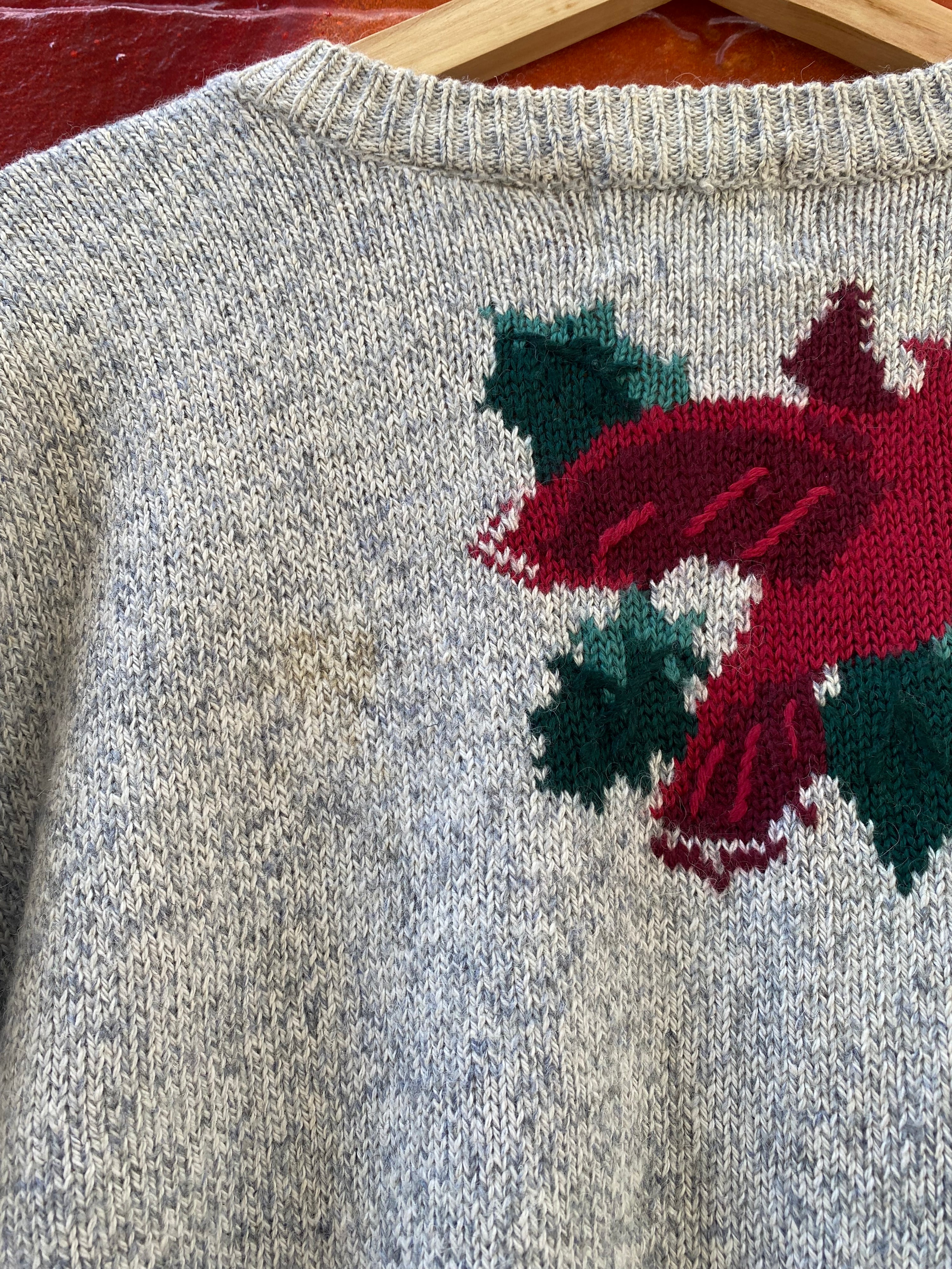 [M] Northern Treasures Red Cardinal Birds Cardigan