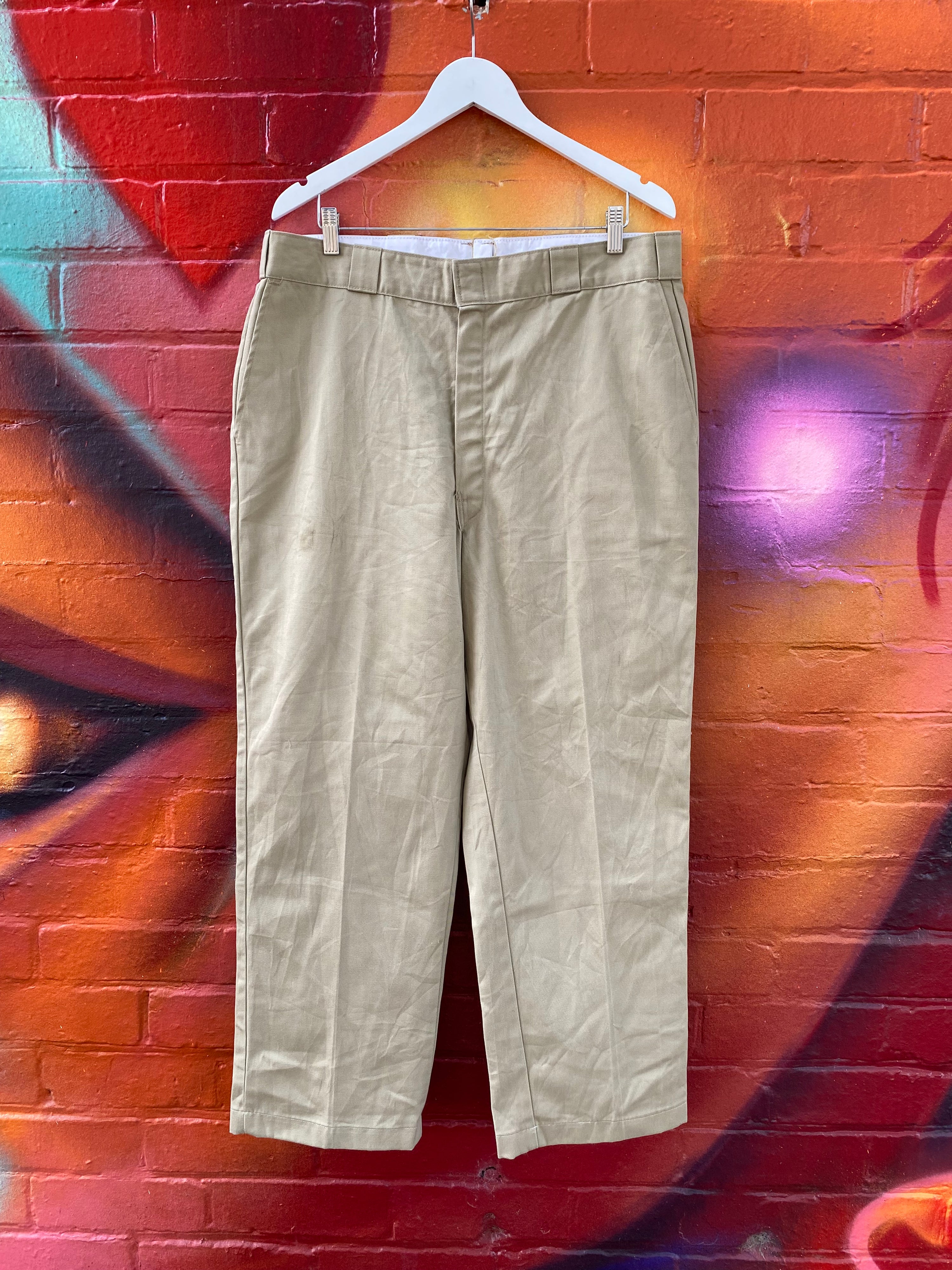 [40] Dickies Tan Work Pants D164