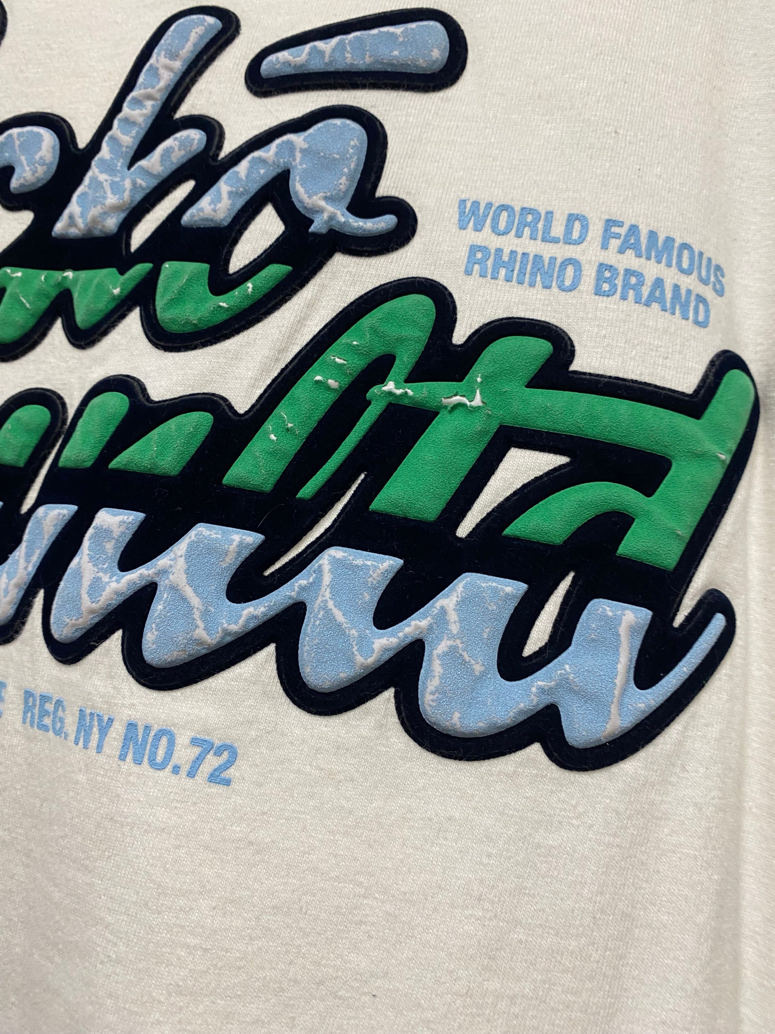 3XL - 2000s ECKO Puff Print White DS Tee