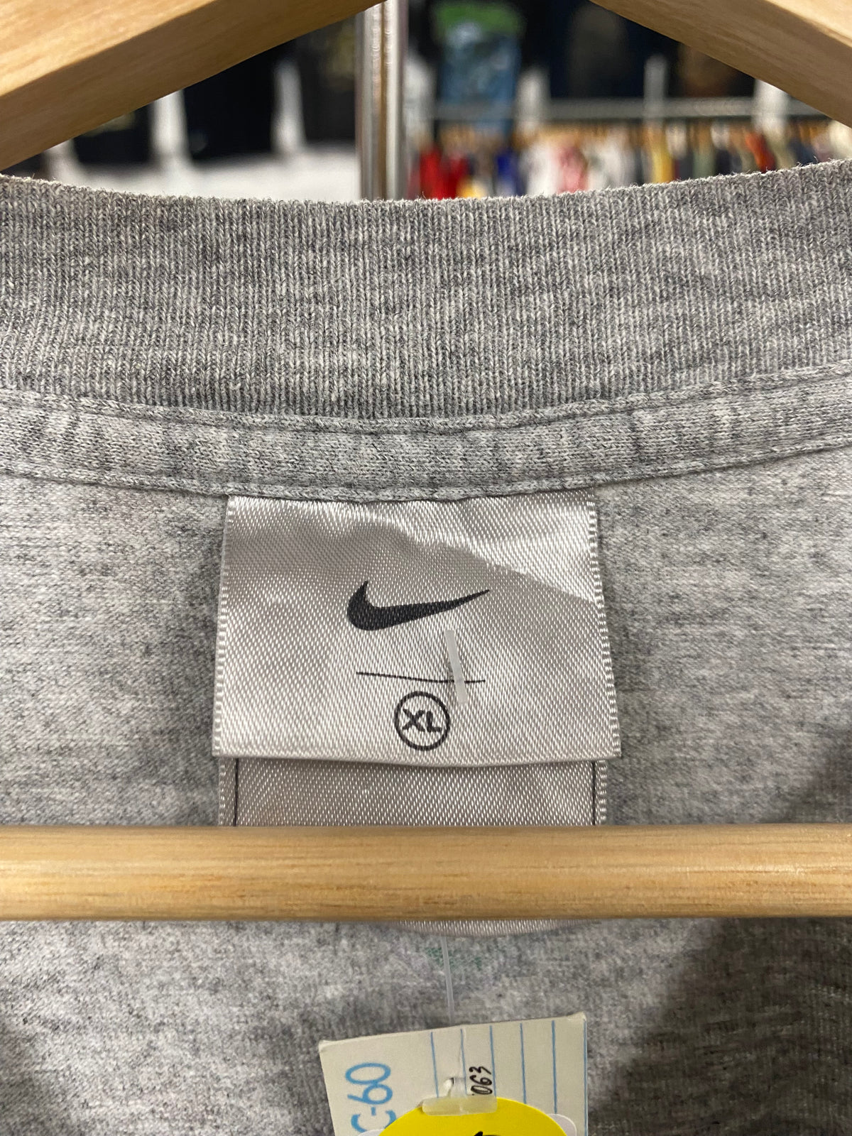 XL - 2000s Nike Brasil Futebol Grey Ls