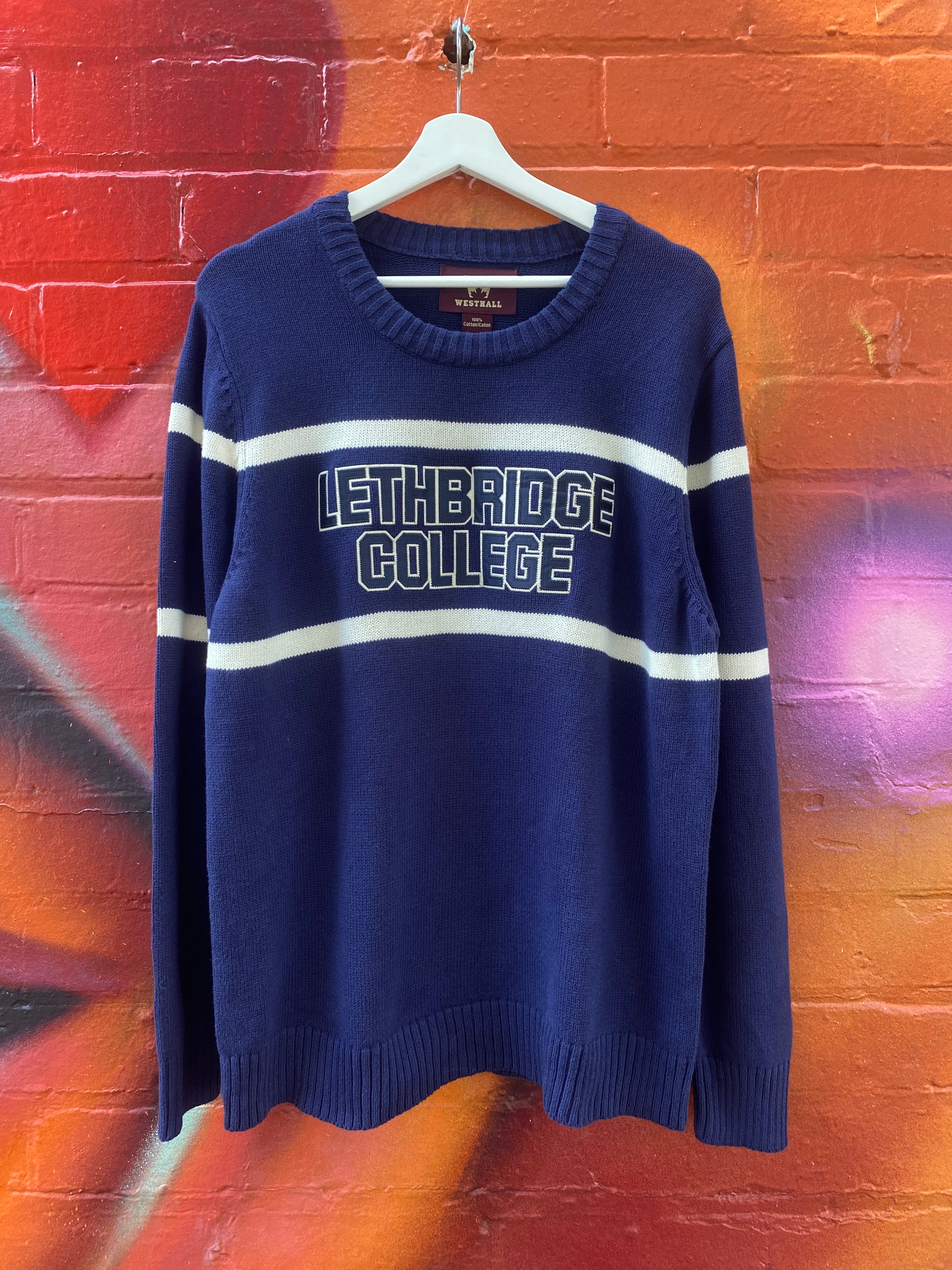 [L] Westhall Lethbridge College Navy Sweater