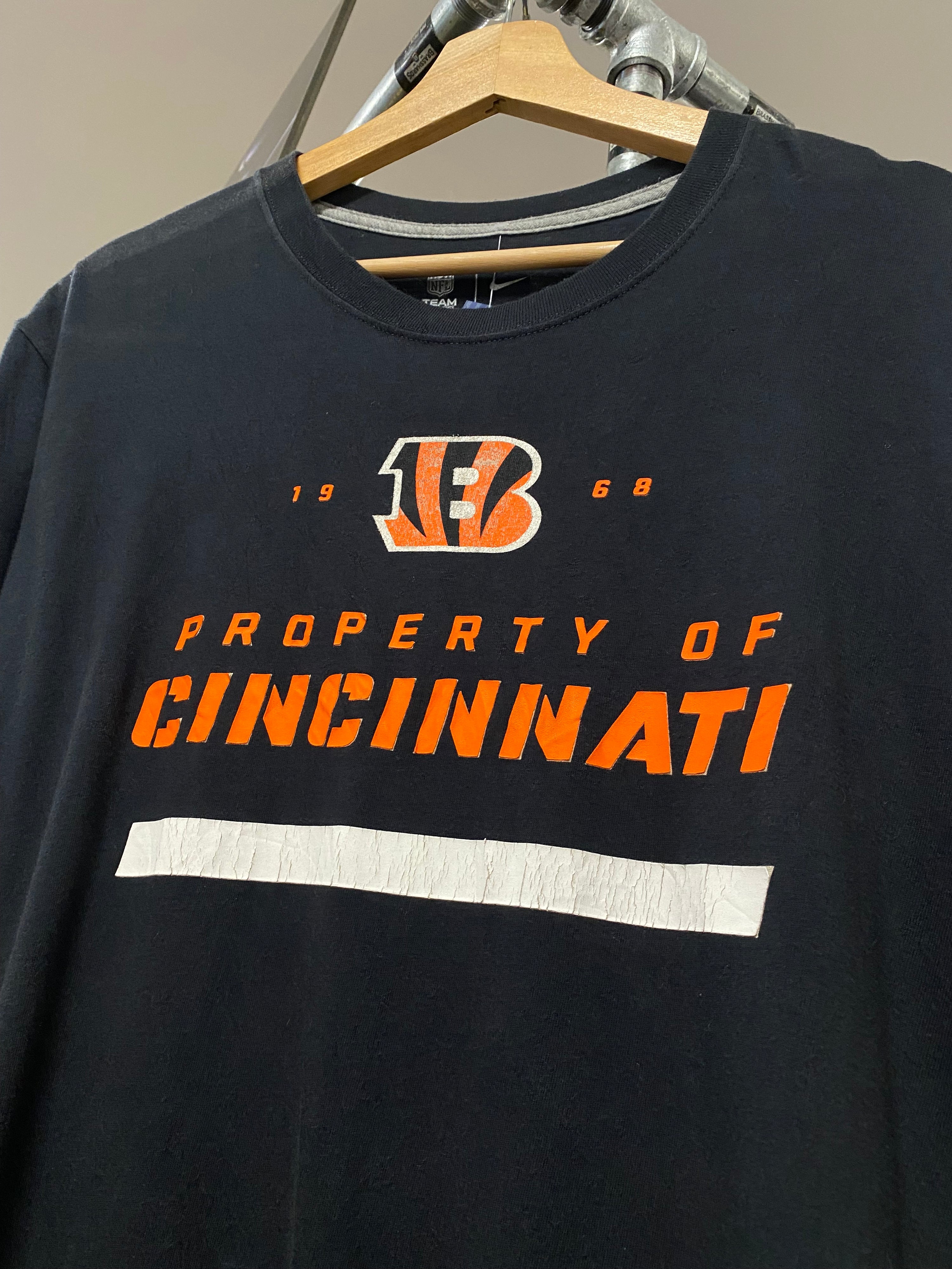 XL - Nike Property Of Cincinnati Bengals Black Tee