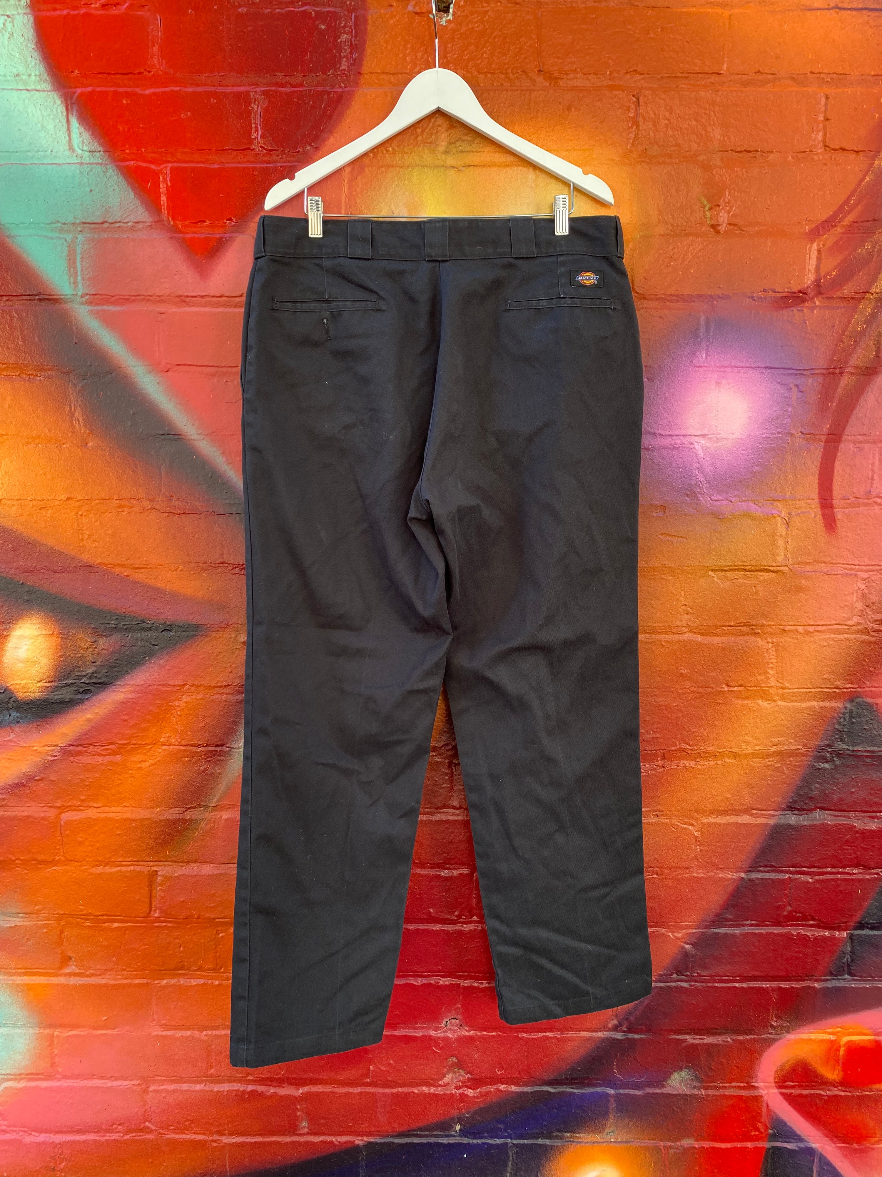 [38] Dickies Black 874 Work Pants D102