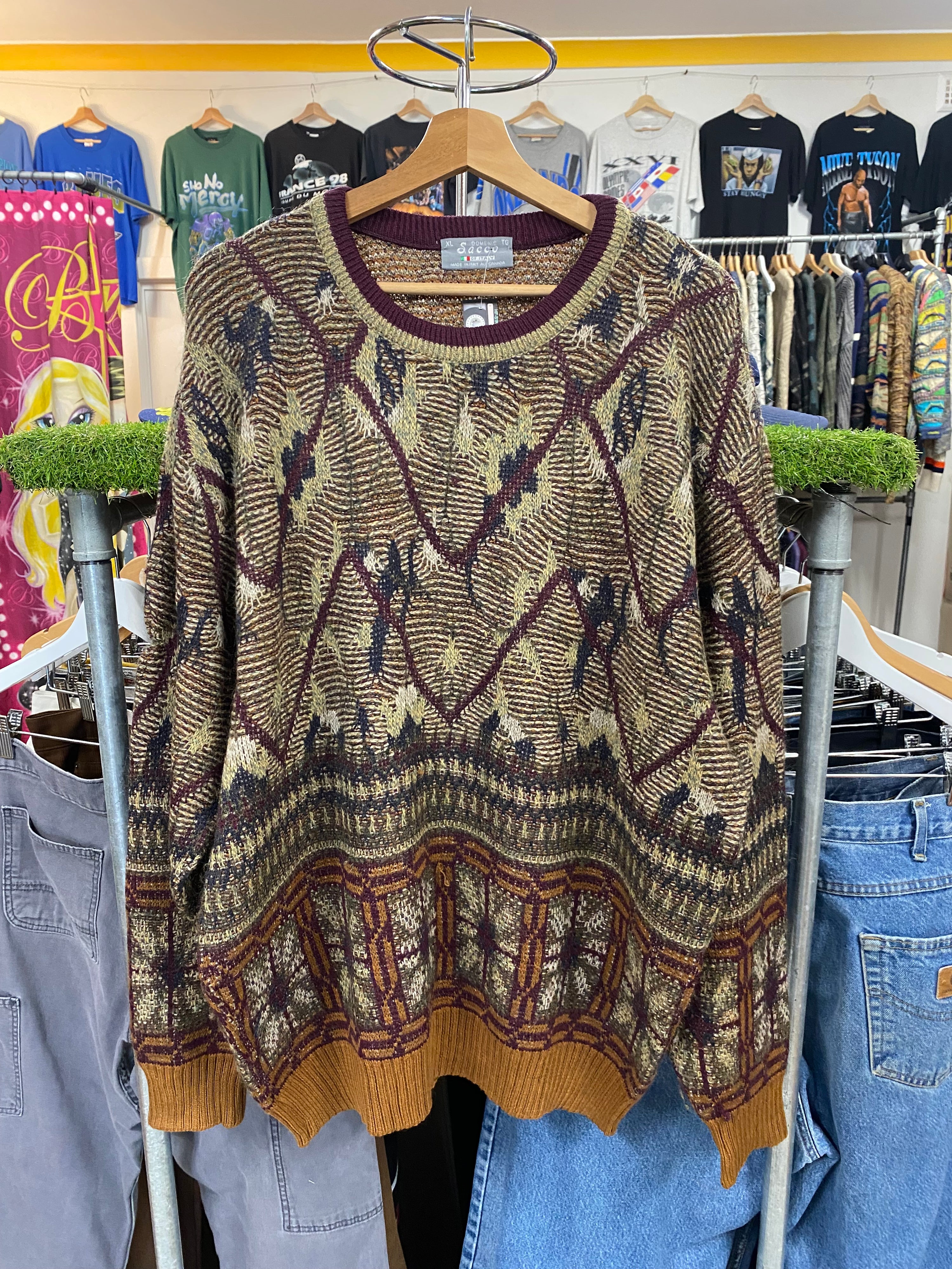 [XL] Domenic Sacco Brown Knit Jumper
