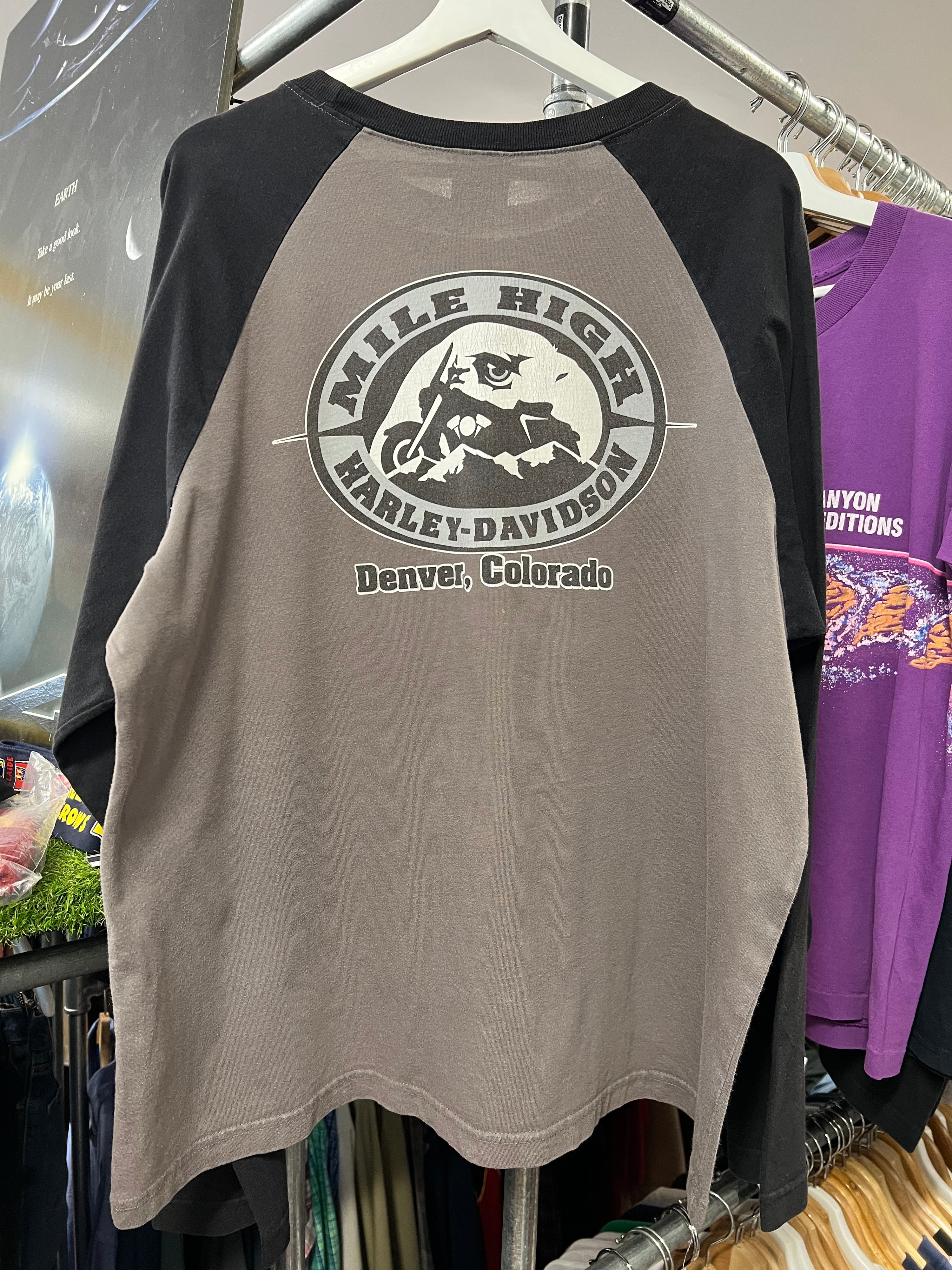 [XL] Harley Davidson Denver DS Raglan Tee