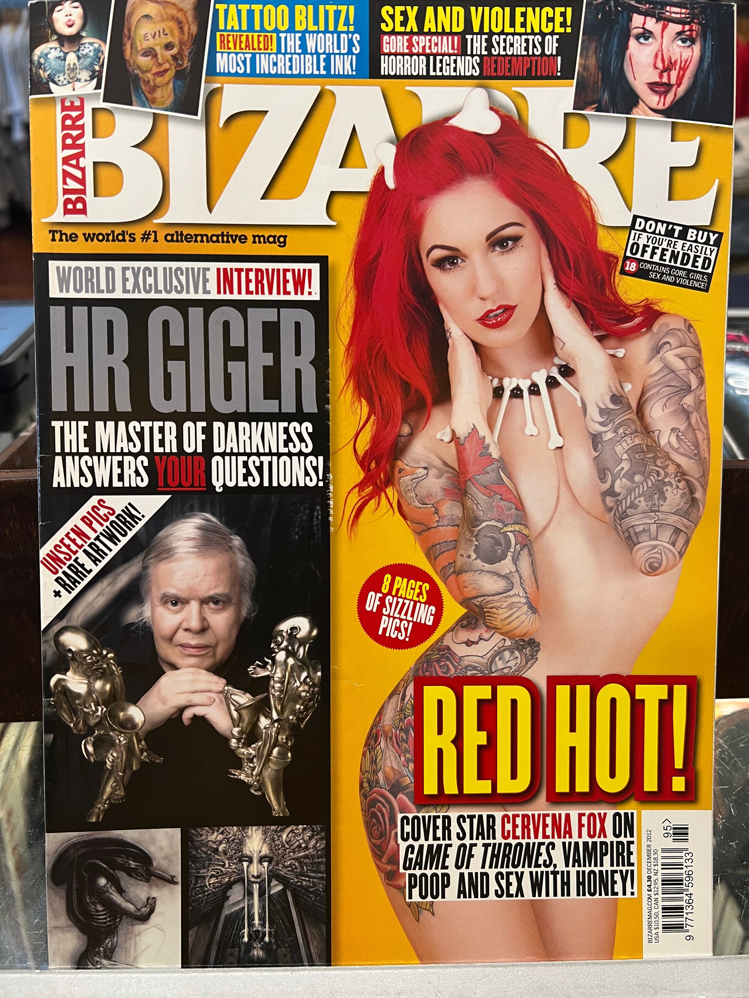 Bizarre Magazine Issue 195 December 2012