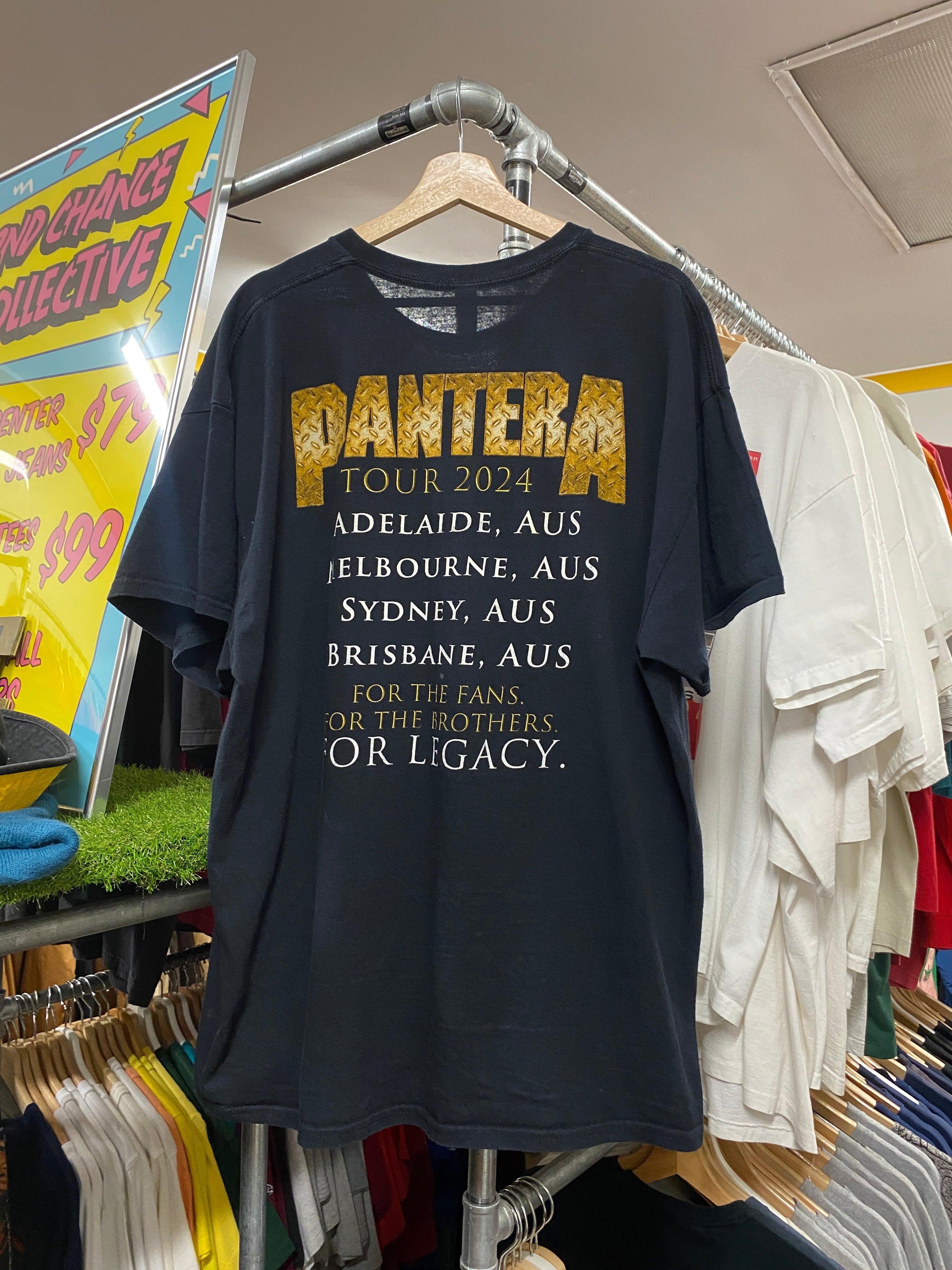 2XL - 2024 Pantera Australian Tour Tee