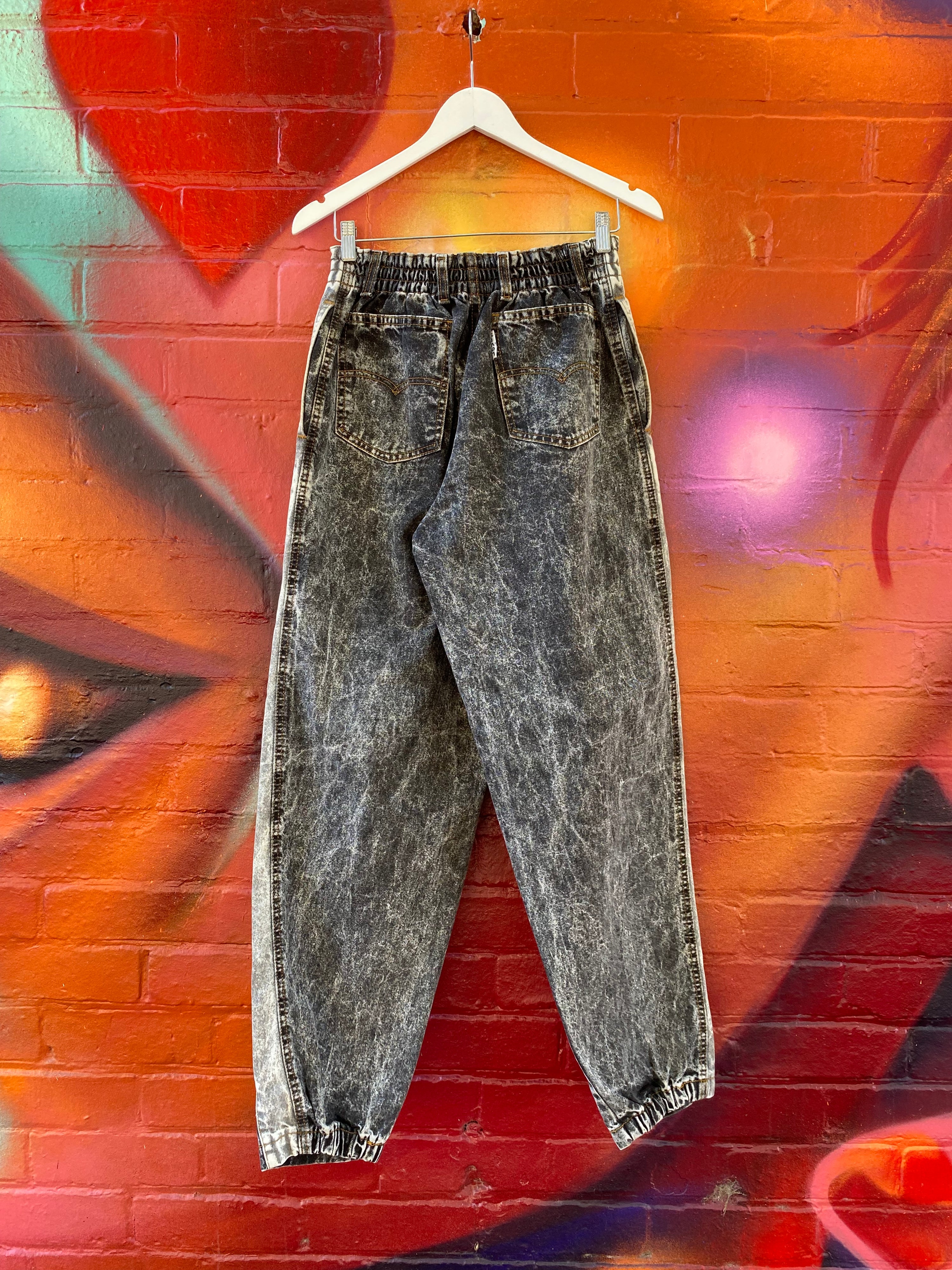 [30] Levis Sports Jeans Stone Washed Grey Pants