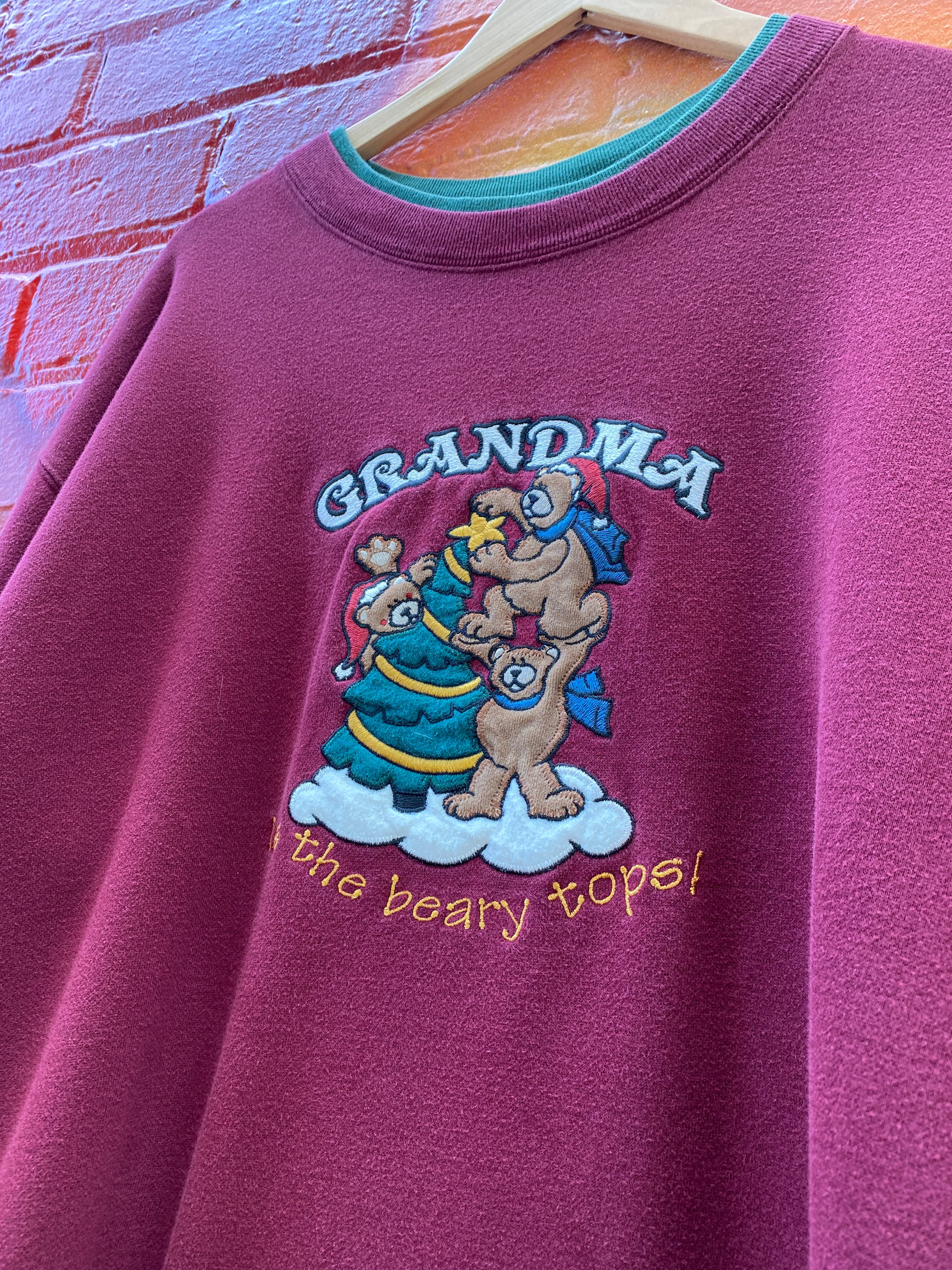 2XL - Grandma Is The Beary Tops DN Jumper