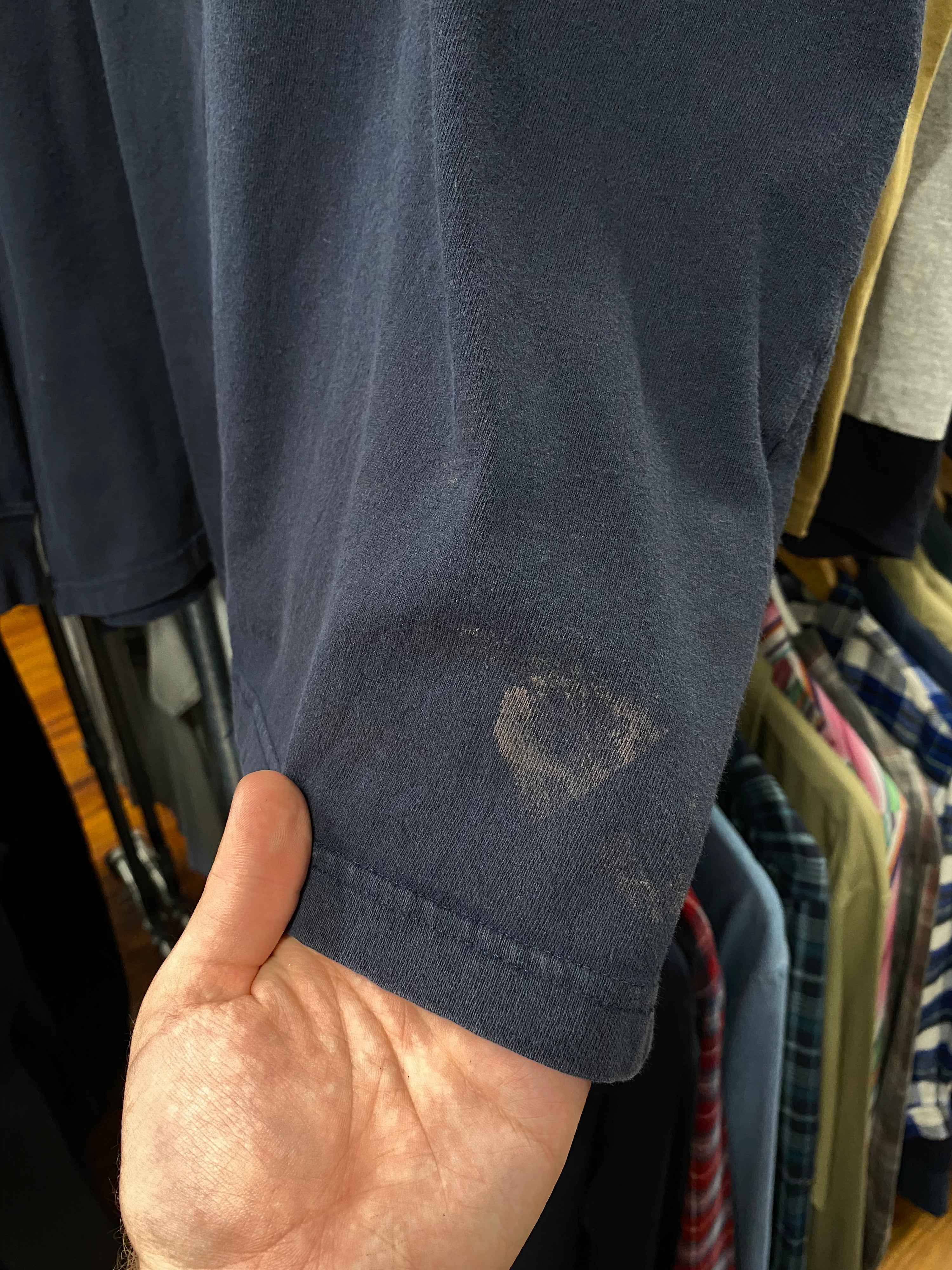 XLT - Faded Black Carhartt LS Tee Sleeve Hit