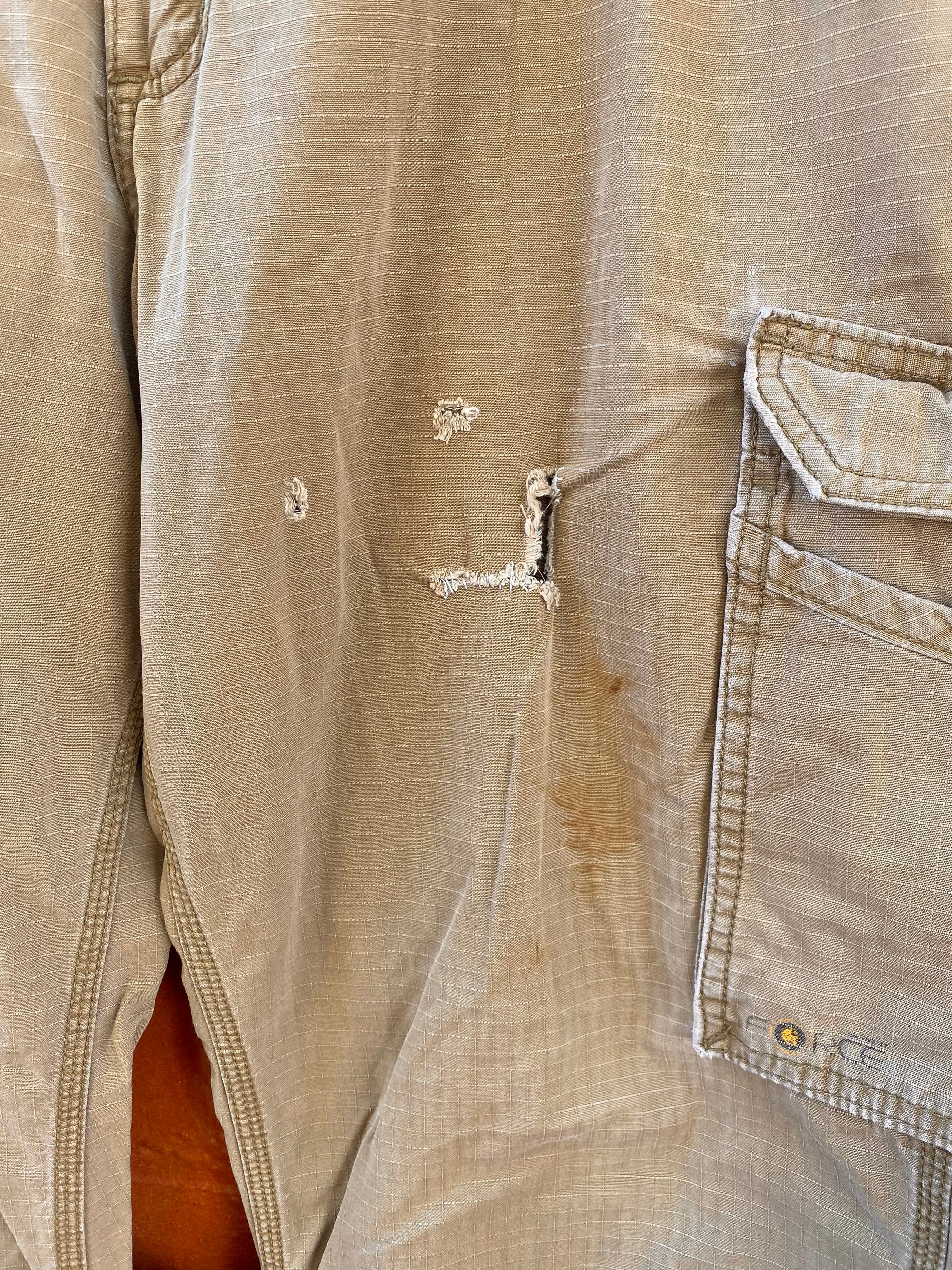 [40] Carhartt Tan Ripstop Carpenter Pants