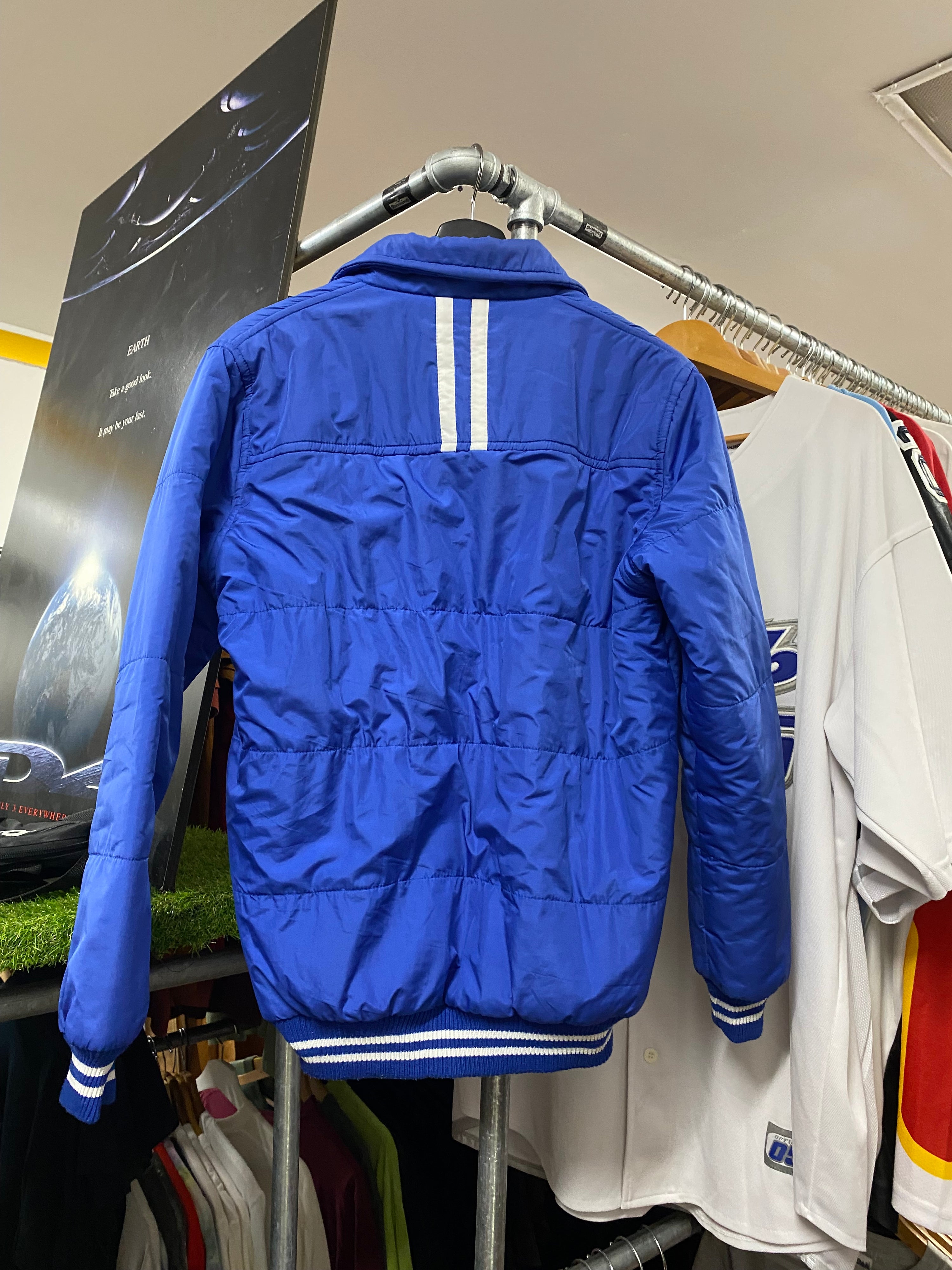 [YL] Nike Blue Zip Up Puffer