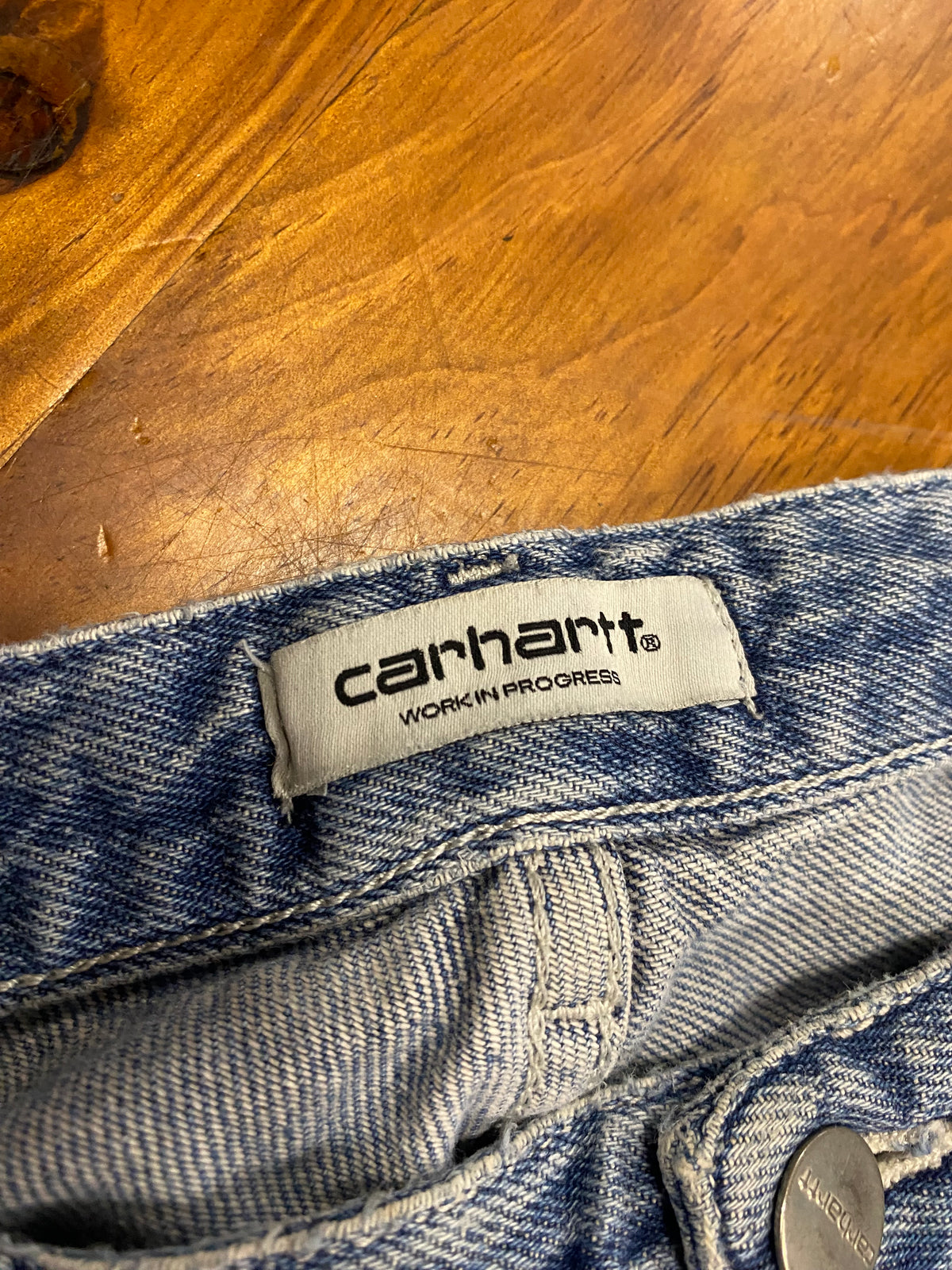 [24] Carhartt Light Blue Pierce Jeans