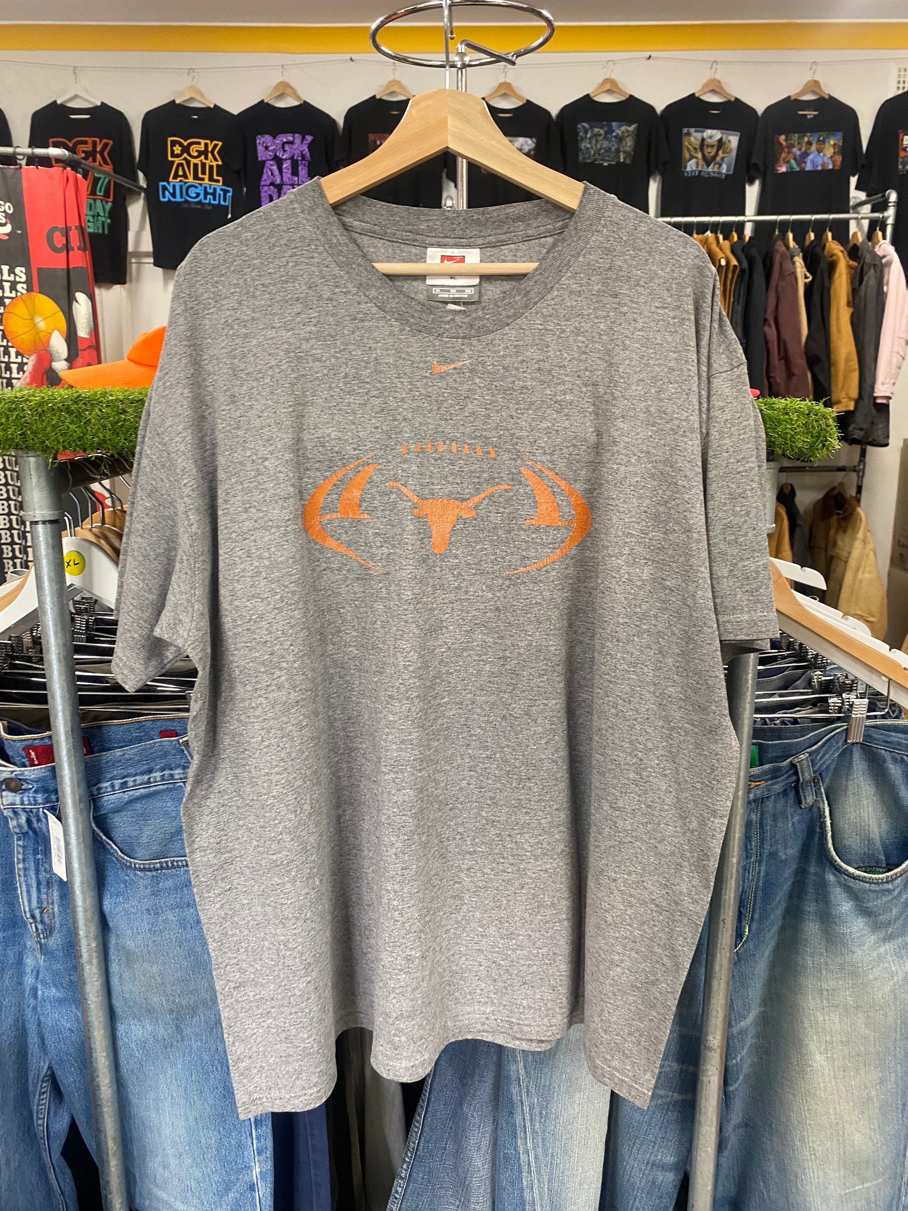 XL - Nike Team x Texas Longhorns Football DS XII Grey Tee