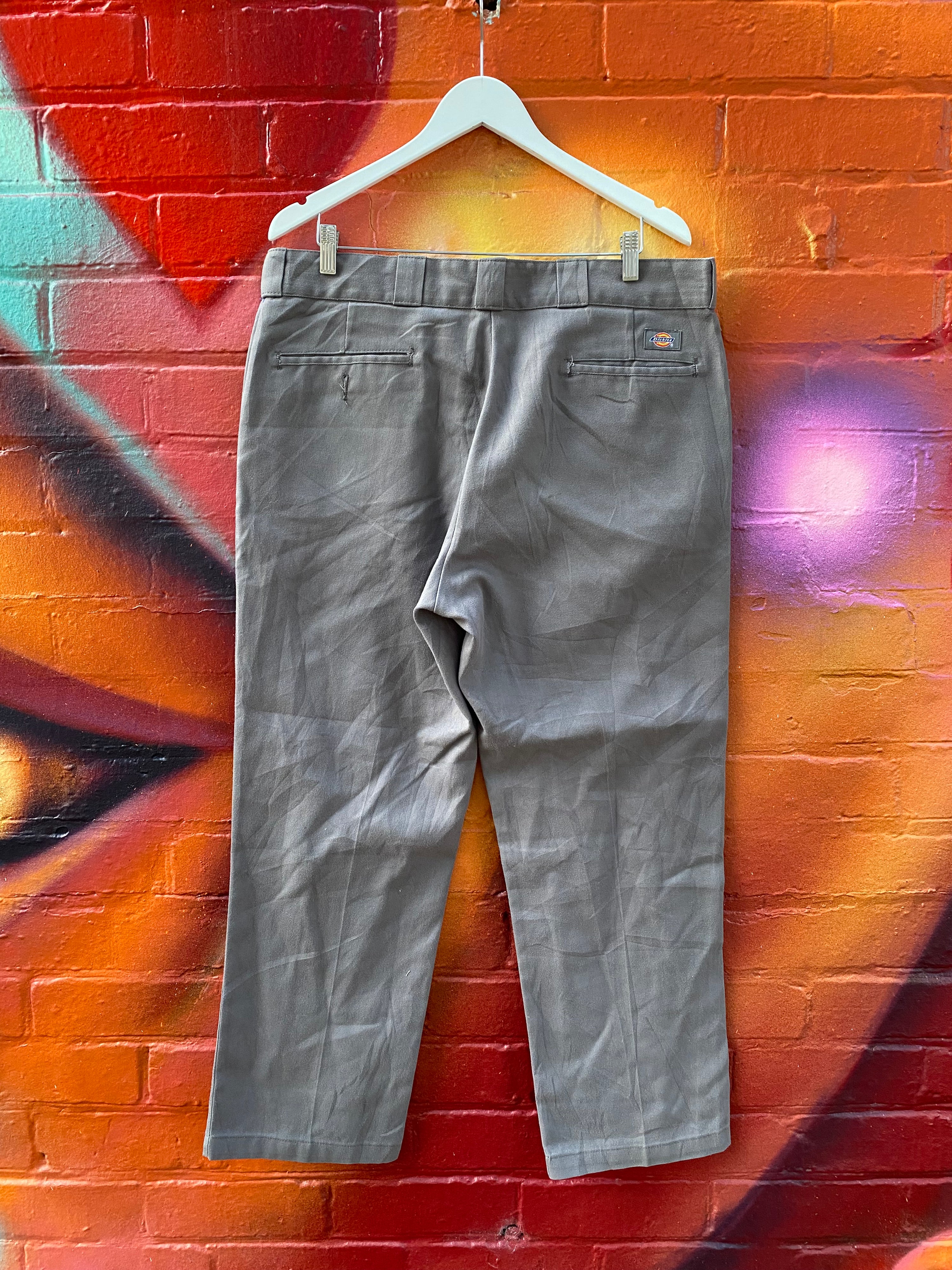 [38] Dickies Grey Work Pants D177