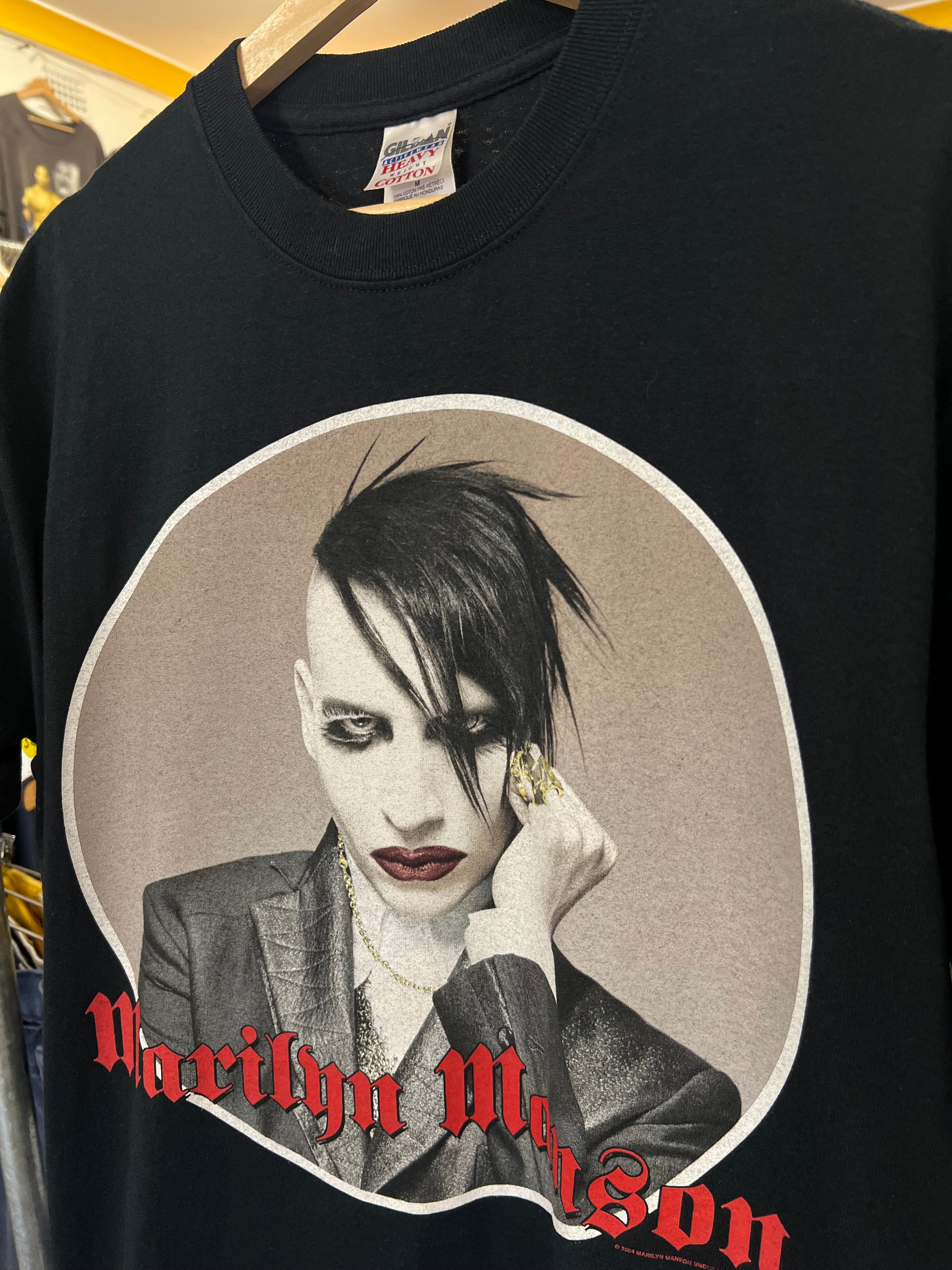 [M] 2004 Marilyn Manson Double Sided Portrait Tshirt