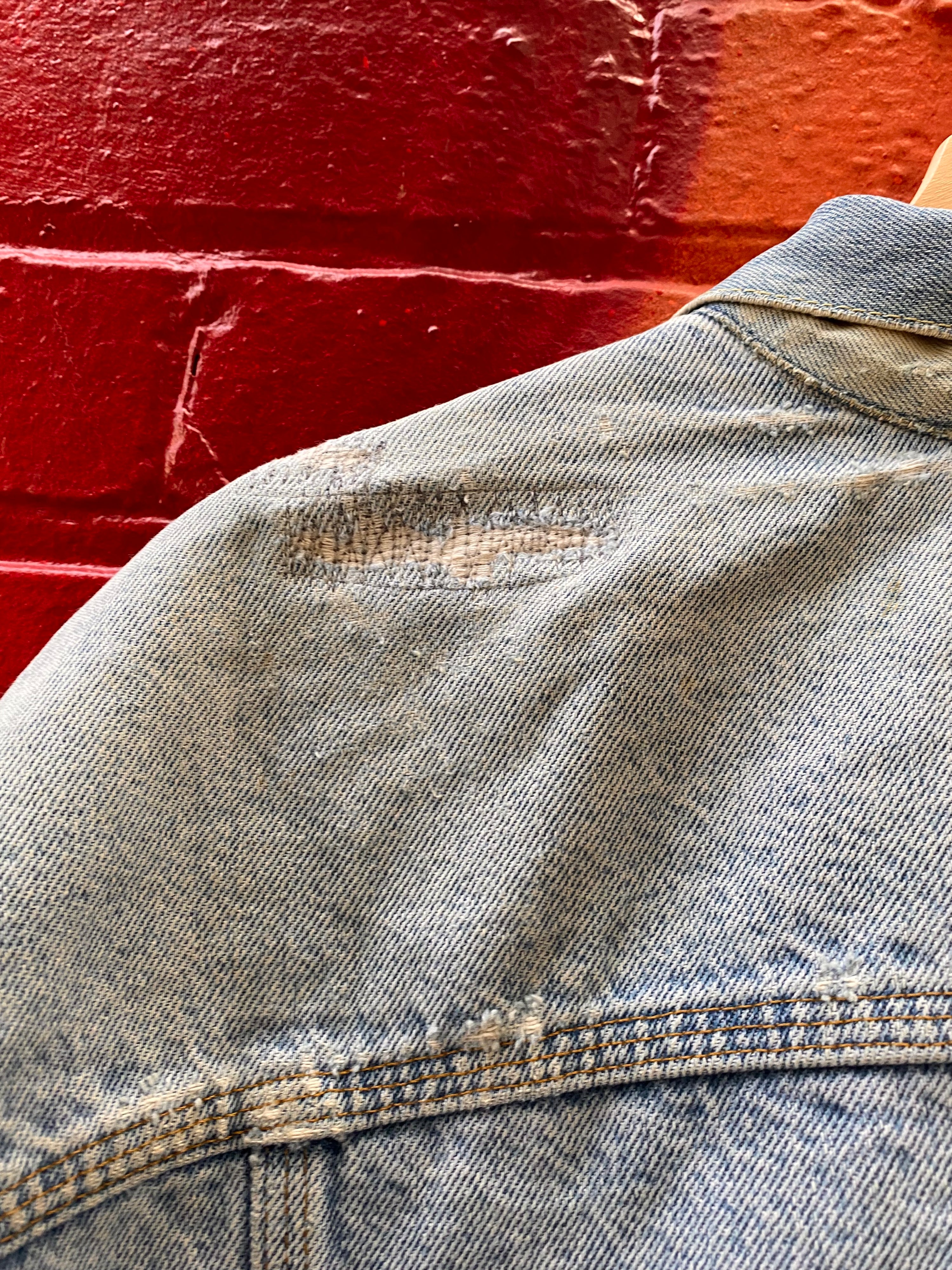 [XL] Carhartt Vintage Denim Jacket with Blanket Lining