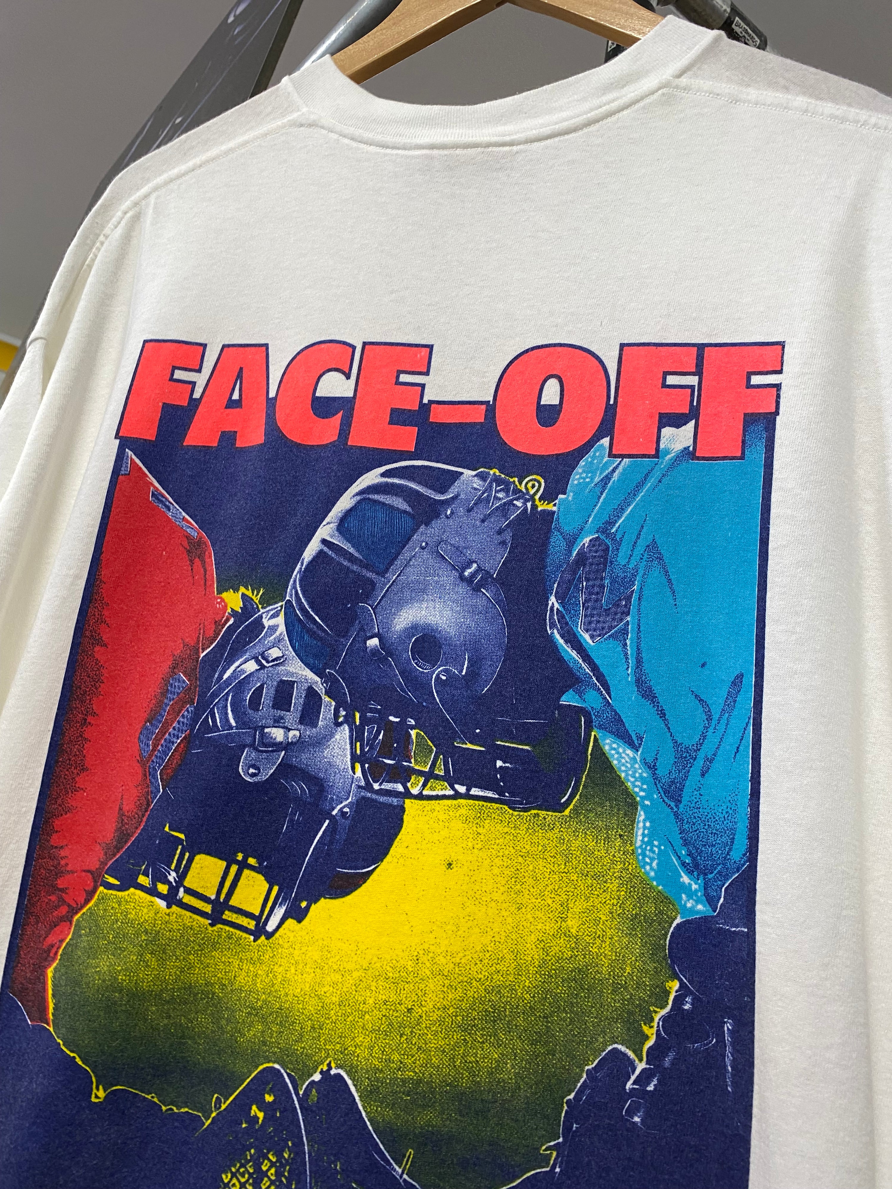 XL - 1993 LAX Face Off Lacrosse White DS Tee