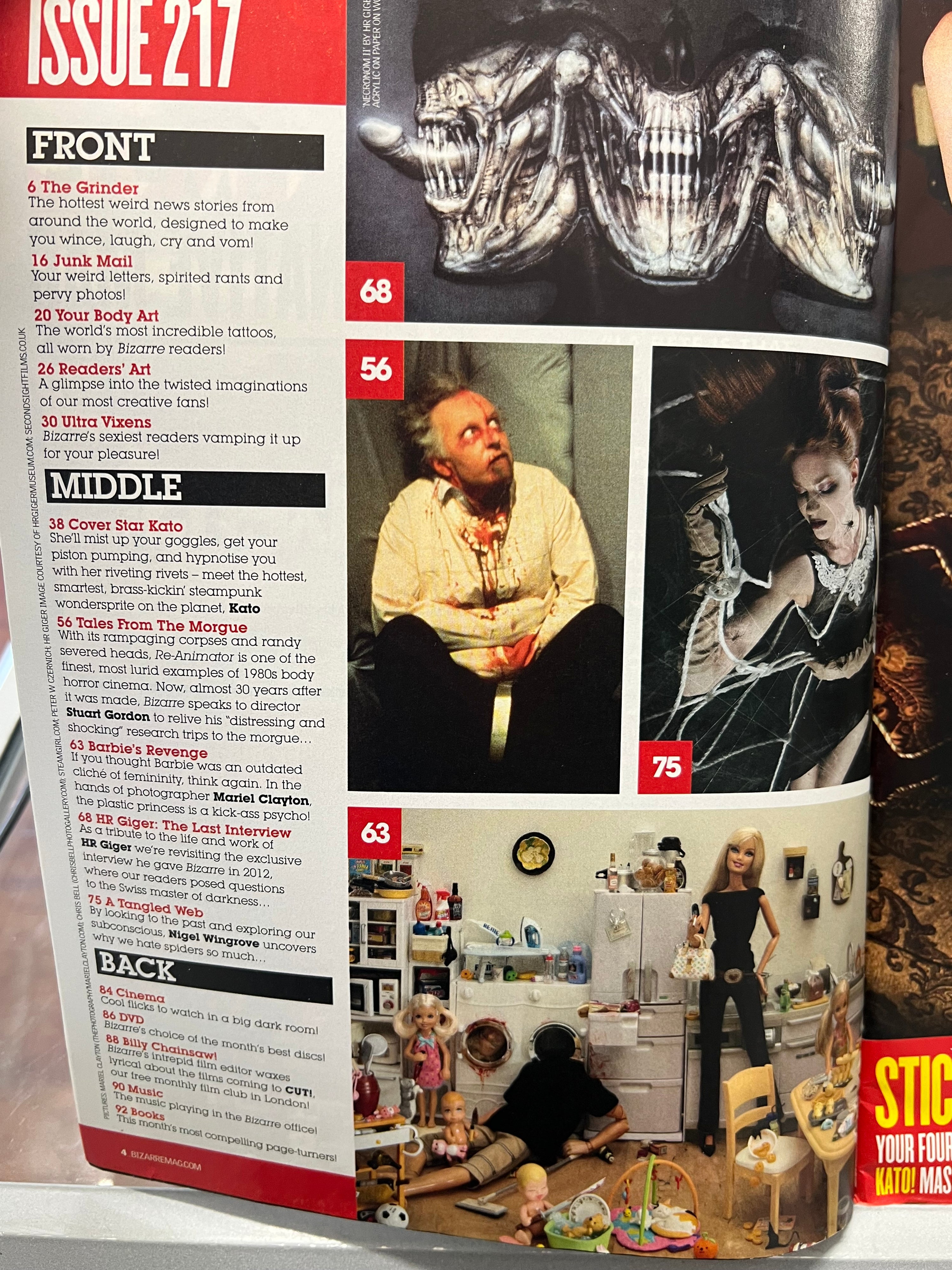 Bizarre Magazine Issue 217 August 2014