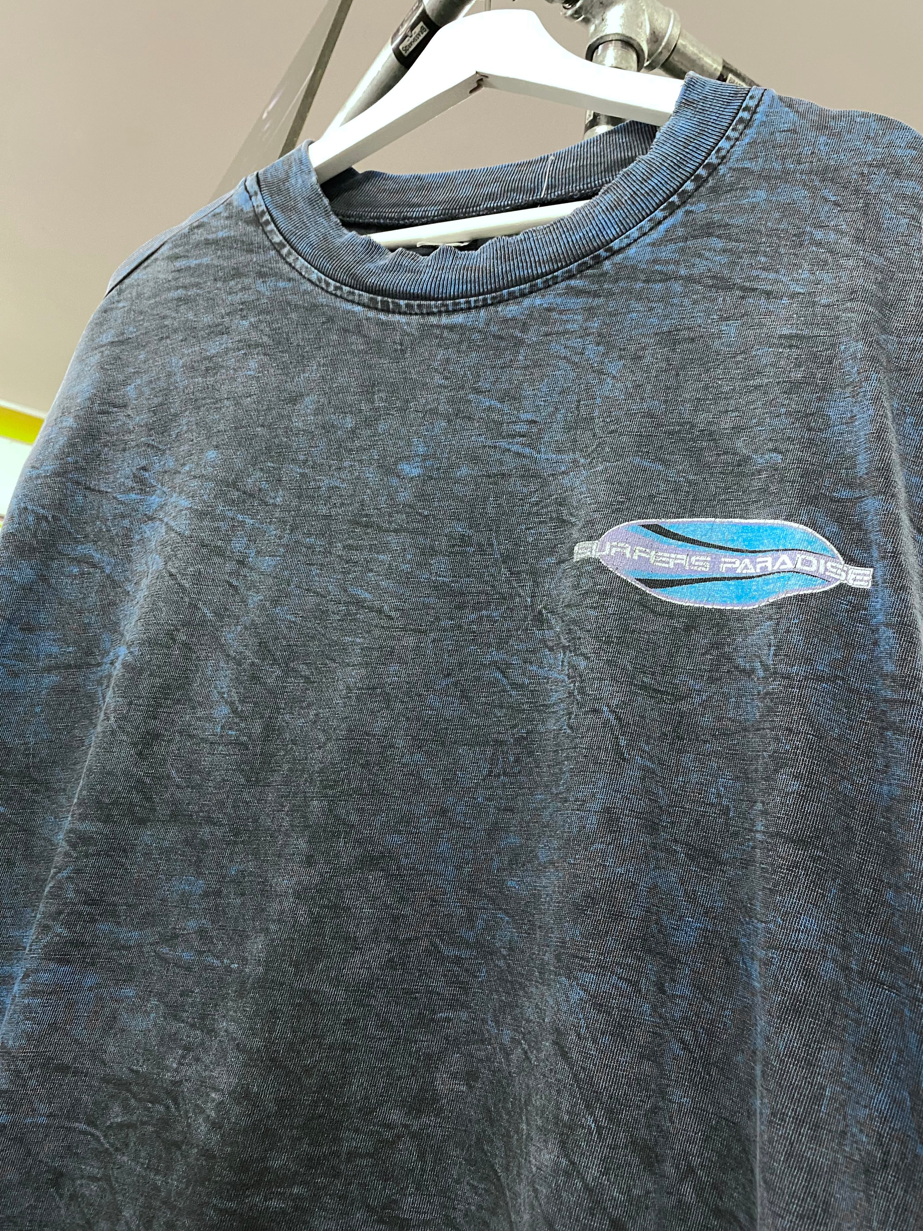 [2XL] Vintage Surfers Paradise Blue/Black AOP