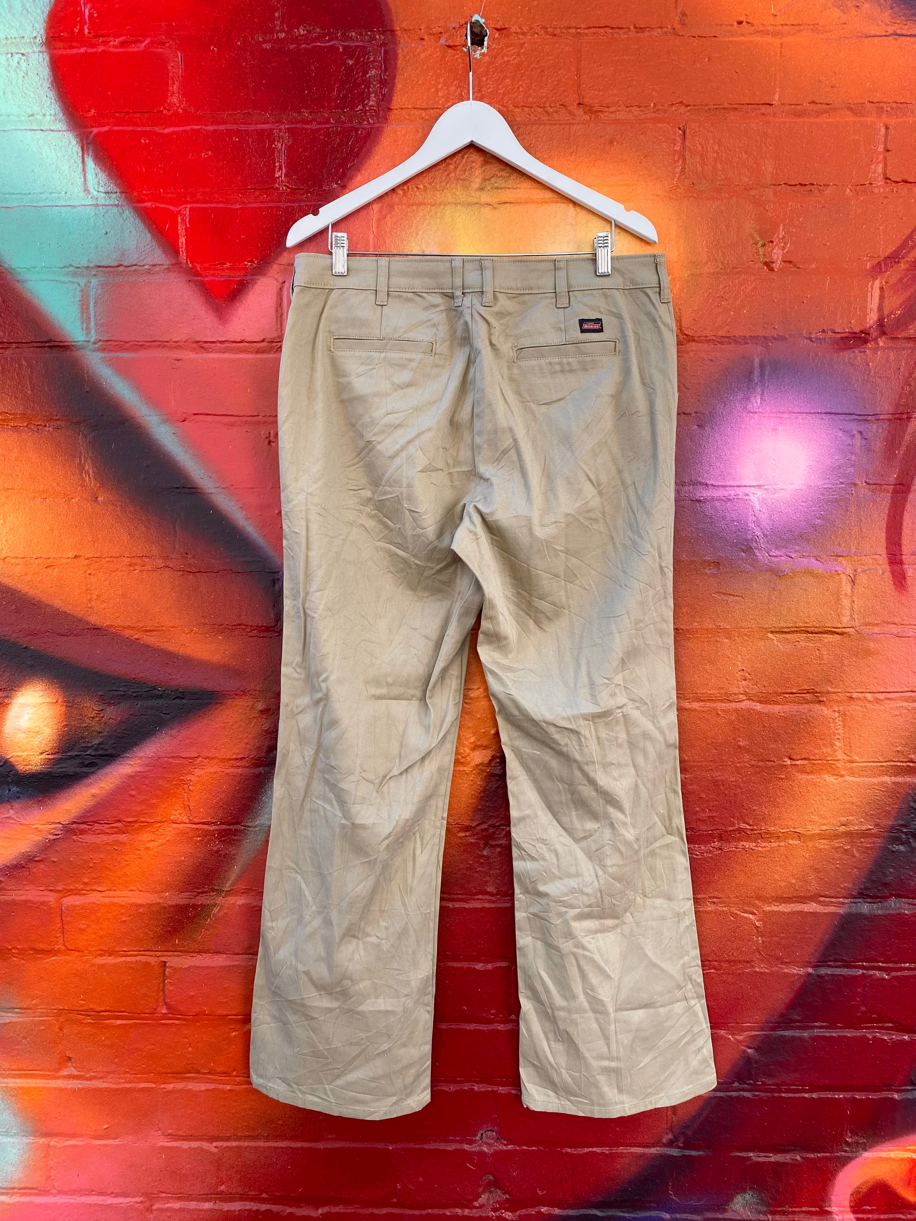 [36] Dickies Tan Slim Work Pants D157