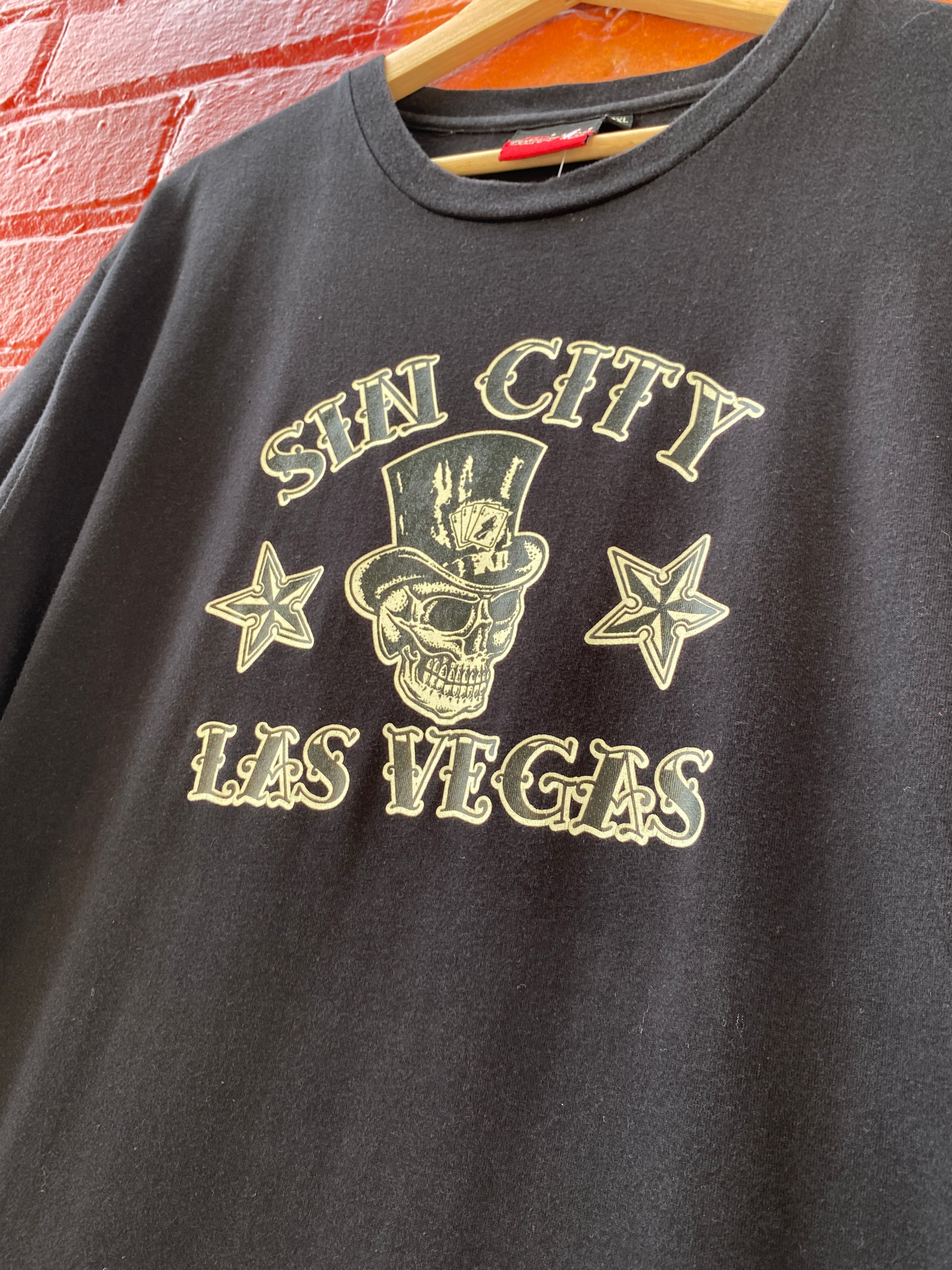 2XL - Sin City Las Vegas Skull Tophat